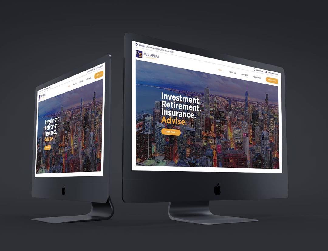Website Design for PE Capital Investments #webdesign #websitedesign #webdesigner #website #design #financialadvisor