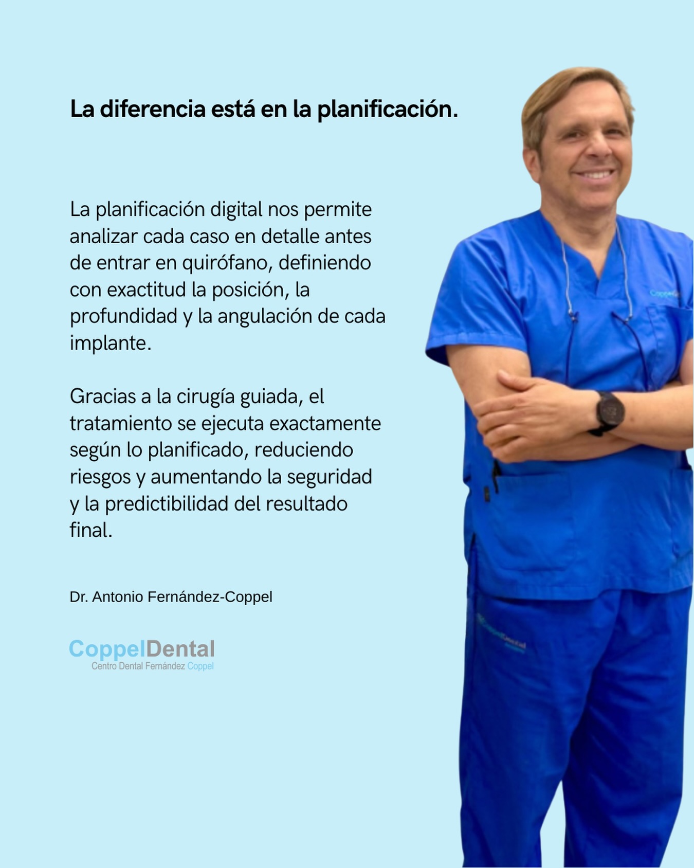 Planificar es cuidar.
En implantología, la diferencia no está solo en el tratamiento, sino en todo lo que se hace antes.
Por eso trabajamos con planificación digital y cirugía guiada, analizando cada caso con precisión antes de entrar en quirófano.
👉🏻Si buscas una clínica dental en Madrid especializada en implantes, donde la tecnología y el criterio médico van de la mano, estás en buenas manos.
