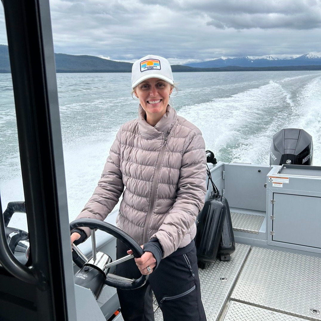Captain Nicole #pleasantvoyages #princess #sapphireprincess #juneau #whalewatching #harvandmarv