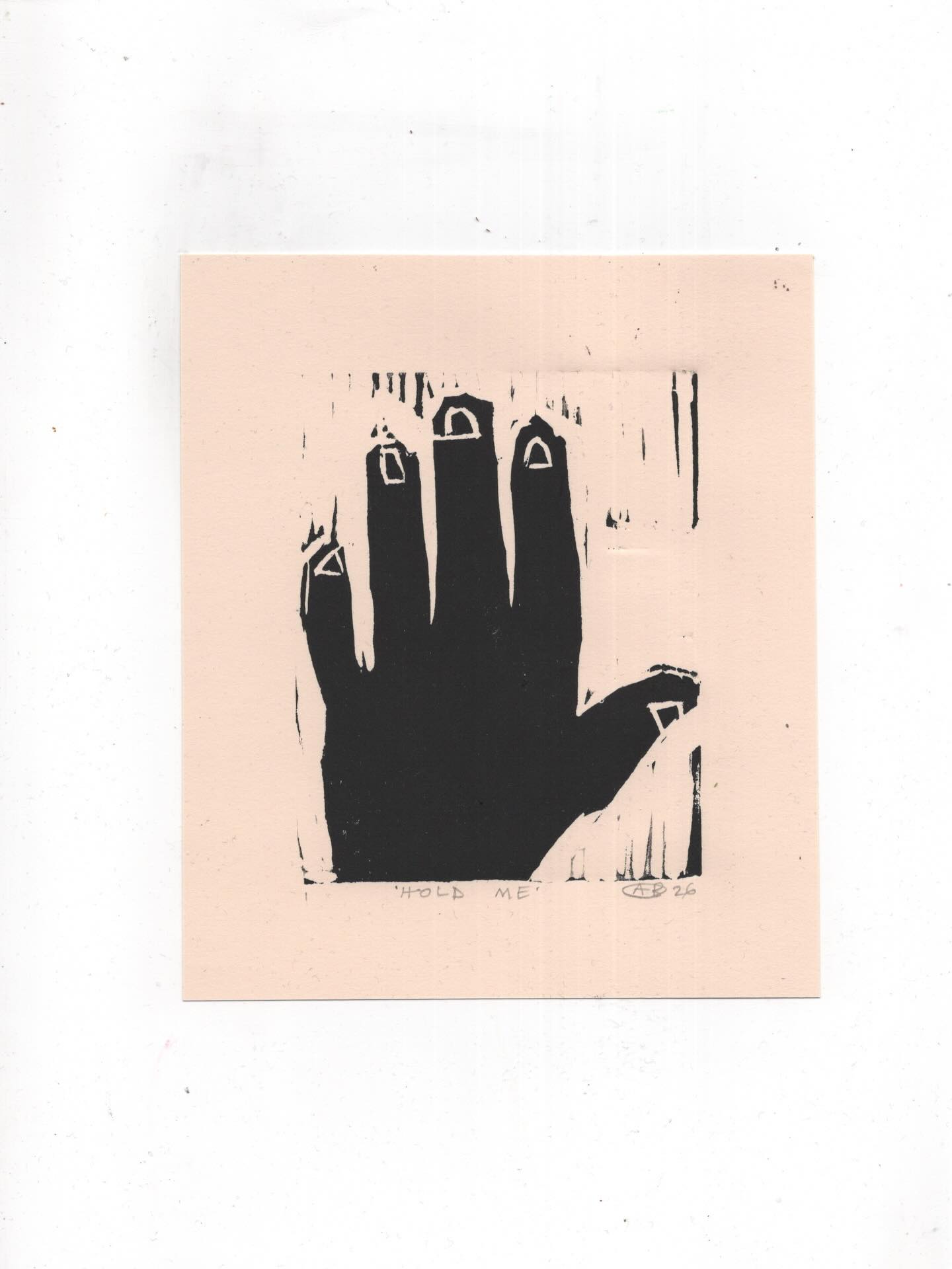 ‘Hold me’
a small run of three woodcuts on paper, paper size is 14.5x17cm
#printmaking #contemporaryart #woodcut #artonpaper #newwork
