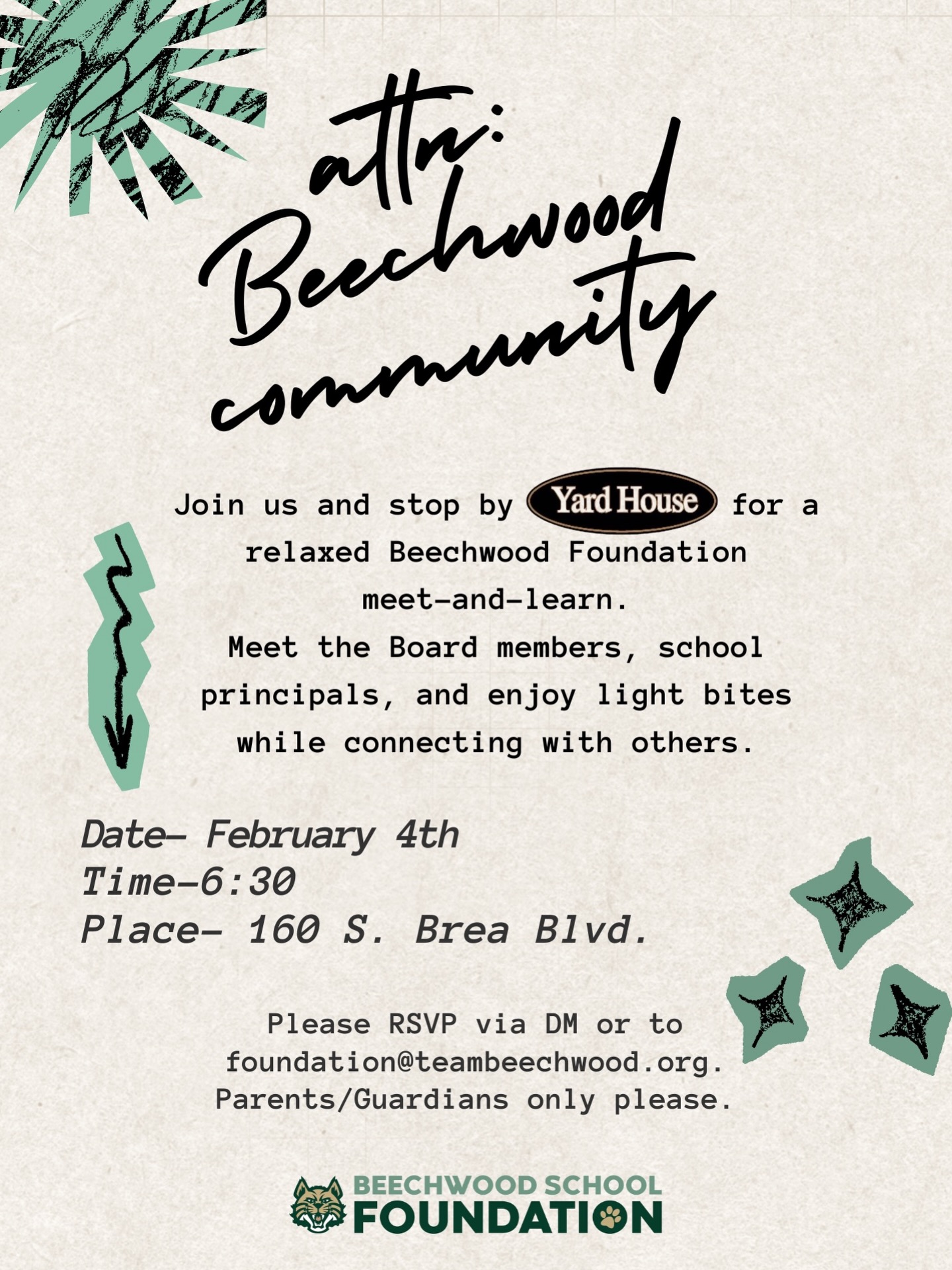 📣 You’re Invited!
✨ Join us for a fun and relaxed Beechwood Foundation Meet & Learn at Yard House, Brea!
📅 Wednesday, Feb 4, 2026
🕡 6:30 PM
🍴 Great food. Great vibes. Great connections.
✅ RSVP details in the flyer!
Let’s connect, learn, and grow together!
👉 Tag a friend who should join!
#BeechwoodFoundation #MeetAndLearn #CommunityConnections #BeechwoodEvents