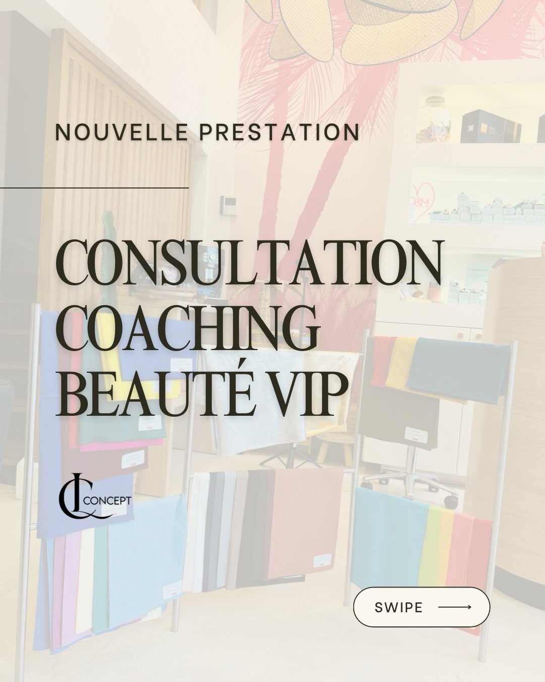 Et si, pour une fois, tu prenais 1h rien que pour toi ? 🤍
Une heure pour comprendre ce qui te met vraiment en valeur, une heure pour révéler ta beauté naturelle ✨
Au programme :
🎨 Colorimétrie personnalisée & draping : on découvre les couleurs qui illuminent ton teint, te donnent bonne mine et te font rayonner
✂️ Analyse de la morphologie du visage : coupes, longueurs, volumes, placements… tout ce qui équilibre ton visage
💇♀️ Compréhension globale de tes cheveux : nature, couleur, reflets, balayage : tu sais enfin ce qui te va et pourquoi
💄 Conseils coiffure & maquillage adaptés à TOI
L’objectif ?
Que tu repartes sûre de toi, de tes choix, avec une vision claire de ce qui te sublime vraiment 💫
🩷 Consultation Coaching Beauté VIP
⏱️ 1h
💰 120€
📲 Réservable sur Planity
⚠️ À noter :
Il existe aussi sur Planity la consultation “Nouvelle cliente”, différente du Coaching Beauté VIP.
Elle est vivement recommandée lors d’un premier rendez-vous au salon afin d’établir un diagnostic précis.