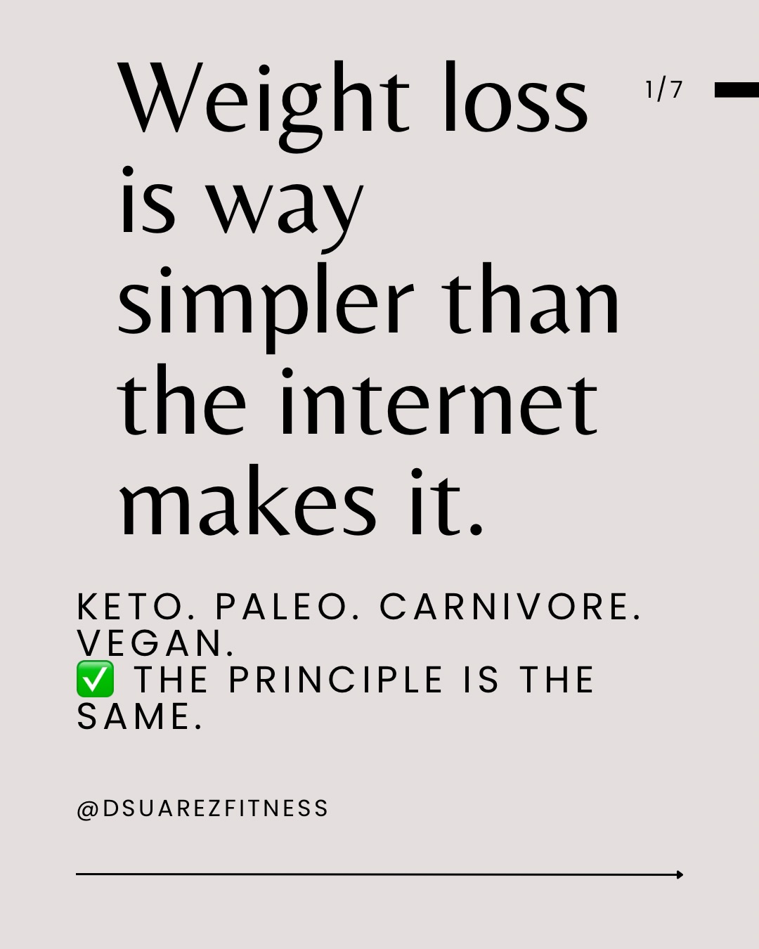 Want to learn more? Need help finding your TDEE? Don’t feel like wasting weeks guessing and spinning your wheels?
Contact me and I’ll build you a foolproof plan to reach your goal weight in a reasonable, healthy, and sustainable way, without fad diets or overcomplicating it.
Email: Devin@suarezadaptiveperformance.com
Instagram: @dsuarezfitness
Text: (407) 353-5584
Learn more: Suarezadaptiveperformance.com
Coaching plans: https://kahunas.io/coach/packages/list/422c6a25-a187-40b0-9358-5fbd8d00c488