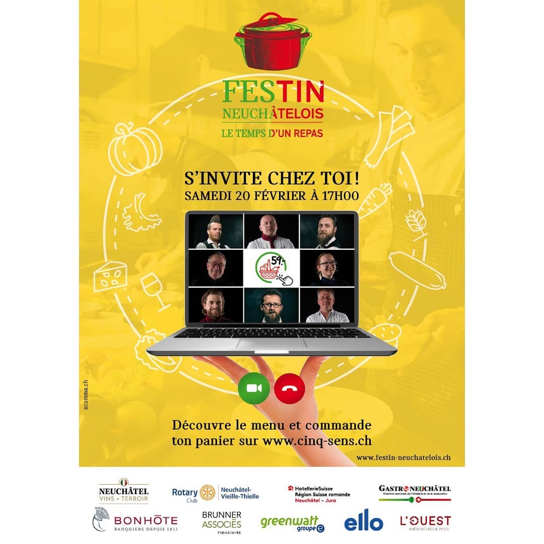 On se réjouit de vous y retrouver ! 🤩🎉😋
Découvrez le menu et commandez votre panier ici : https://cinq-sens.ch/