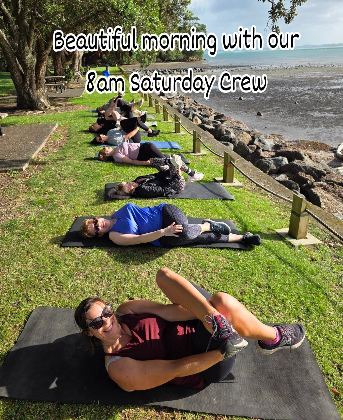 8am Saturday Beach Camp ladies still training in our holiday timetable 💕✨️
We certainly captured the best of the weekend weather down here at Cockle Bay Beach ⛱️
#soinspiredfitnessnz