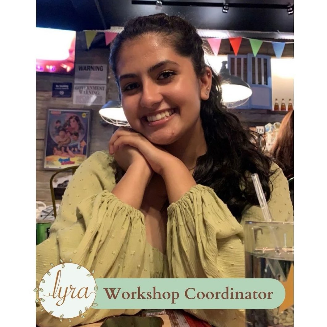 Next up, weâd like to introduce you to our workshop coordinator:
Who are you?
âHi! My name is Maanasi Kondai, and I am the current Presentation Coordinator for Lyra Stem. I am a Biology Major on a Pre-Med track and hope to attend Medical School once I graduate from NJIT.â
Why did you join Lyra?
âI joined Lyra because I strongly resonated with Lyraâs mission statement and was impressed with how they chose to address the issue of educating younger generations about unconventional STEM pathways. I believe that many kids in high school think theyâre limited to very few career options, but with the help of Lyra Stem, through our Workshops and Mentors, I feel we can change this perspective and allow them to see that there is more to STEM than just becoming a doctor or engineer.â
What is one piece of advice you have for students?
âOne piece of advice that I think would benefit younger students is acknowledging that you donât have to determine your career path as soon as you enter college. I think society expects us to have it all figured out by college. However, we can still use this process to find our true interests through the various classes and extracurriculars we partake in. Use the courses you take in college to guide your interests and understand that it is okay not to be consistent with one specific career path as everything is not as straightforward as it may seem.â