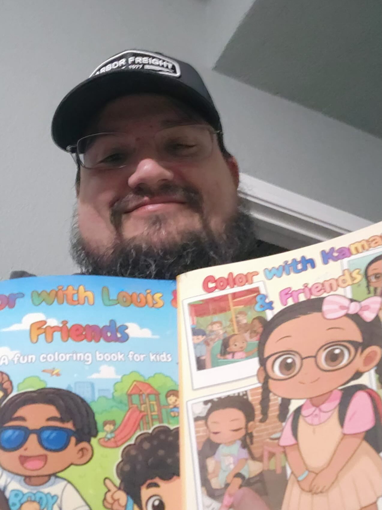 Grateful beyond words for the love and support from our brother Daniel 🙌🏾. Your encouragement fuels the mission and lifts the vision higher. Every page, every smile, every child inspired — it’s all for the glory of Yahuah, the Most High, who makes all things possible. 💜💚💙 #Vaughn’skids #vondykepublishing #colorwithkamariandfriends #colorwithlouisandfriends #praisetoYahuah thankfulheart