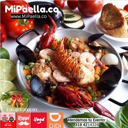 Que tal una deliciosa Paella para tu fiesta de fin de año, Anímate te va a encantar ! RESÉRVALA YA!! 3184214326 - www.mipaella.co - pedidos@mipaella.co. (Por la compra de tu Paella recibe un 20% de descuento en tu siguiente pedido)