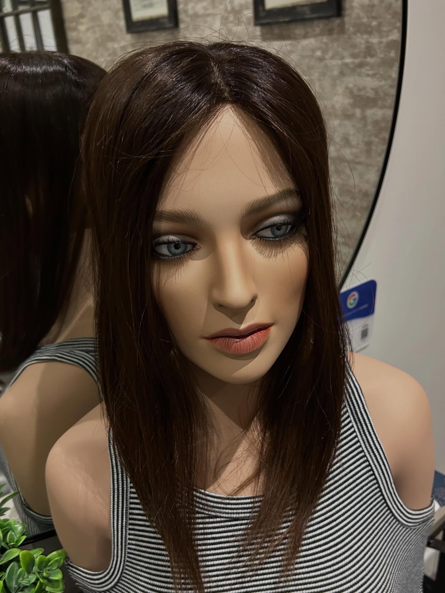 TOPPERS FOR SALE
Silk topper 6x6 inches and approximately 18inches in length. Attachment method can be adjusted for wearer.
Mesh based with mono parting 5.5x5.5 approximately 16 inches in length.
£700 each. Get in touch if you have any questions 07718052139.
.
.
.
.
#hairloss #hairtopper #femalepatternhairloss