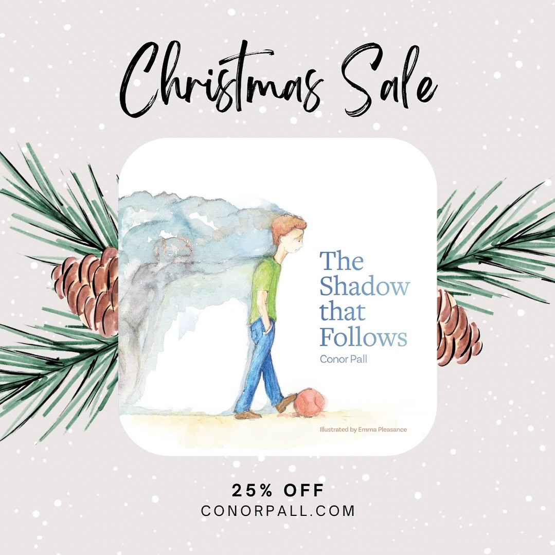 CHRISTMAS SALE 🎄
Why not buy a copy of ‘The Shadow that Follows’ to gift a family member, friend or yourself this festive season?
I’ve popped a 25% off discount up on my site, with limited stock! 🎅
conorpall.com
#familyviolence #education #resource #survivor #christmas #book
