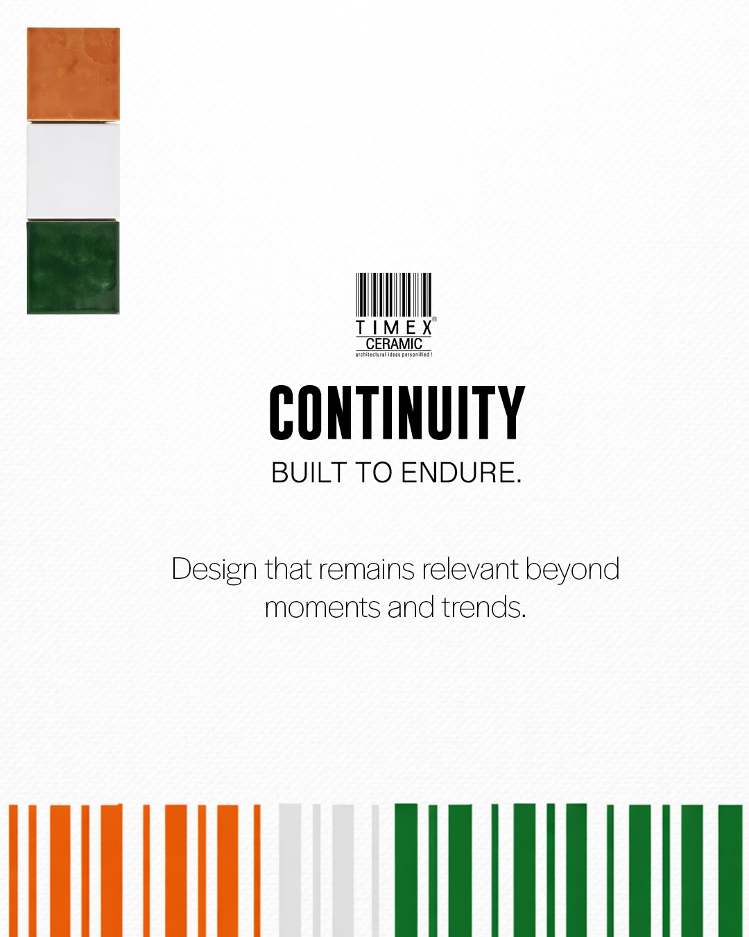 Built on principles, not trends.
This Republic Day, we reflect on the values that guide how we design, collaborate, and build. Equality, integrity, freedom, responsibility, and continuity shape the way we work at Timex Ceramic.
These principles form the foundation of everything we create.
Happy Republic Day 🇮🇳
#RepublicDay #BuiltOnPrinciples #TimexCeramic #DesignWithPurpose #ArchitecturalSurfaces