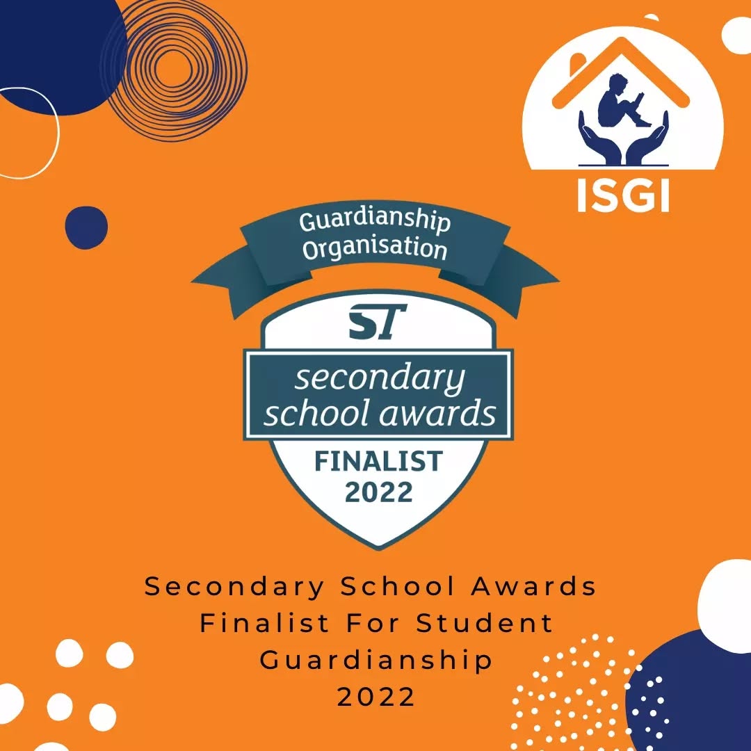 We're delighted to announce we have received a Study Travel Award Finalist Nomination for our student guardianship services. We're very proud to receive our second finalist nomination from Study Travel Magazine.
This nomination is received from agency partners we work with across the world and we thank them for their trust and support throughout the last number of years.
Student Guardiaship Ireland (ISGI) provides professional guardianship services for all our international students studying in local secondary schools in Limerick and across Ireland.