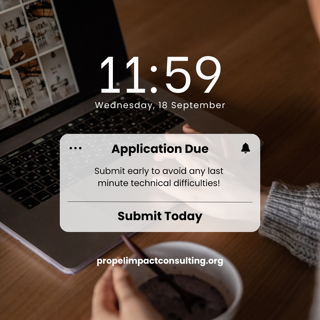 Make sure to get those applications in TONIGHT by 11:59 PM! It’s been a pleasure getting to know you these past few weeks and we cannot wait to read your applications!