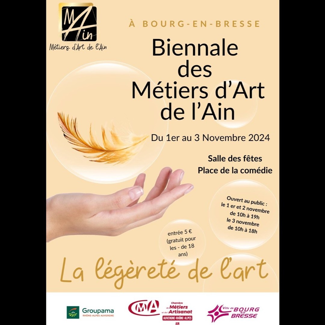 Un rendez-vous à ne pas manquer le 1er week-end de Novembre !
Kriss Fro exposera ses toiles sur ce beau salon, venez nombreux !
#metiersdart01
#krissfro