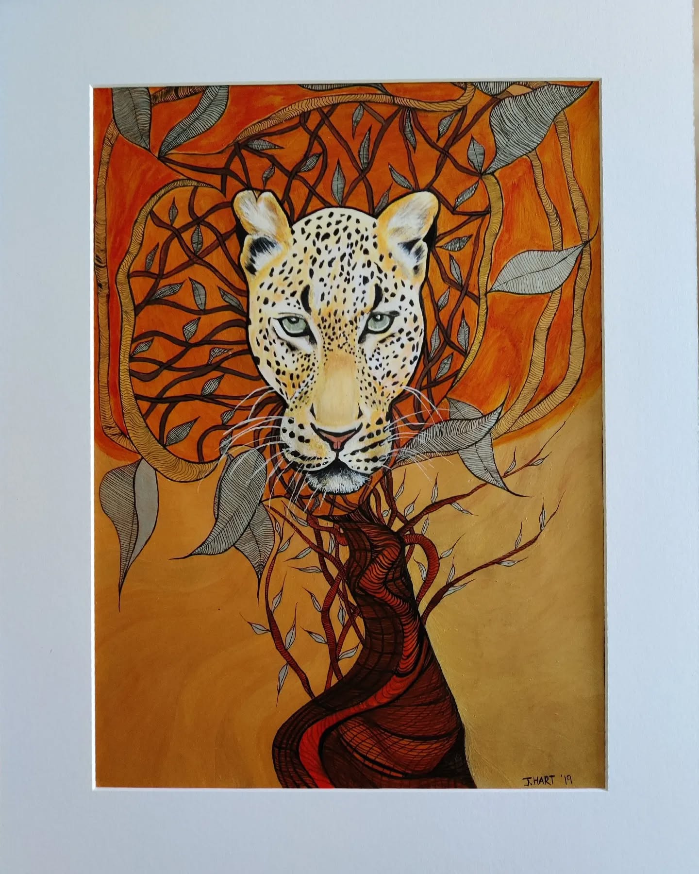 Re-post of my mixed media artwork from a few years ago....amended the face slightly.....please with the contrast if the white mount.
Have limited edition giclee prints available for purchase if anyone is interested ☺️!
#leopard #wildlife #contemporaryart #fineartist #animalart #animals #artgallery