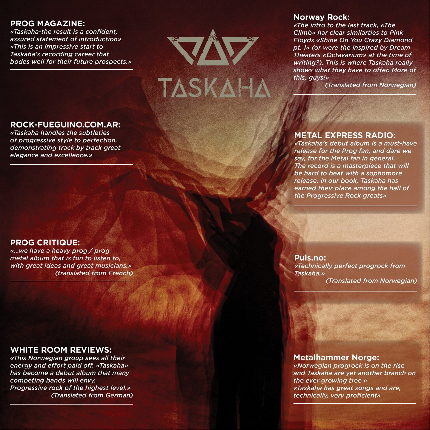Our debut album, released just over two years ago to some very kind words and reviews. We are eternally grateful for all the support and looking forward to more fun. Good things are happening..........
#progrock #progmetal #progmusic #progressiverockcommunity #rockmusic #norway #newmusic #norway #hardrockmusic #jazz #newmusic #taskaha #haken #dreamtheater #opeth #leprous #kemper #strandberg #dingwallguitars #tamadrums #musicman #musicman #taskaha_official
#hurumrock #welåverock #progrockfestival #livemusicnorway #mesaboogie