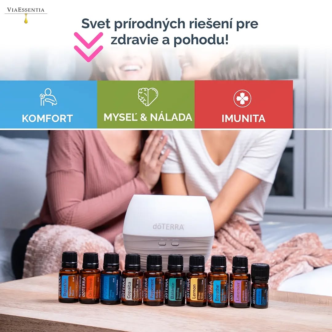 🌿Magická sila prírody v esenciálnych olejoch doTERRA! 👇
🛡 Spôsob, ako zlepšiť svoje zdravie a pohodu prírodnými látkami ☺️
S doTERRA získate:
✅Prémiové esenciálne oleje s členskou zľavou až 25 %.
✅Tipy a triky, ako ich používať pre seba a svoju rodinu.
✅Prístup ku vzdelávacím zdrojom o prírodnej starostlivosti.
✅Možnosť pripojiť sa ku komunite ľudí s rovnakým zápalom pre zdravý životný štýl a udržateľnosť.
📌 Kliknite na ODKAZ v Profile (Prírodné riešenia pre zdravie a pohodu) a zistite viac o členstve v registračnom formulári.
Nájdete v ňom všetky podstatné informácie ako sa pridať k doTERRA .
👆👆👆
Vaša cesta s esenciálnymi olejmi môže začať práve teraz 😇.
---------------------------------------------------------------------------------
Prečo doTERRA?
Čistota esenciálnych olejov je najväčším odrazom ich kvality - bezpečnosti pri ich používaní: https://www.viaessentia.info/post/cptg-najvyššia-kvalita-esenciálnych-olejov-vo-svete
#doterra #prirodneprodukty #cistyvzduch #aromaterapia #volnedychaj #zdravie #emocionalnarovnovaha #esencialneoleje #pohoda #wellnesspodpora #prirodnastarostlivost #bez konzervantov #viaessentia