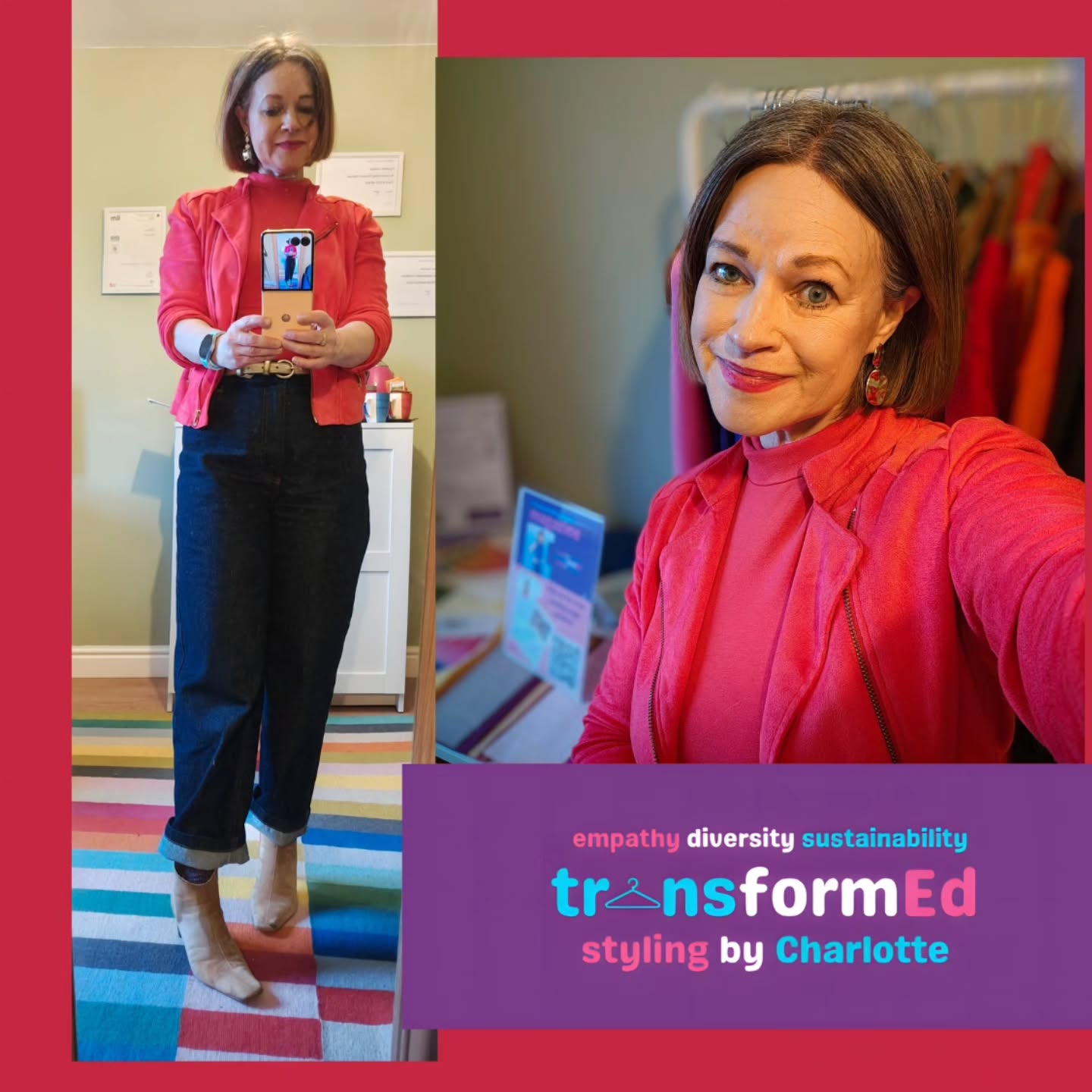 I've been lucky with preloved pieces recently like this jacket I picked up last week. Having more sustainable approach to the way that we dress doesn't just have to mean buying second hand. My jeans were bought with Christmas money and are made from more planet-friendly certified organic cotton.
❤️💙
Jacket and top @_kettlewell
Boots charity shop find
Jeans @lucyandyak
❤️💙
Personal Styling Hull
Colour Analysis Hull
Sustainable Styling
#kettlewellstylists