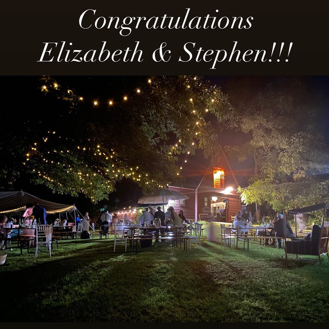 A beautiful night for a beautiful couple. Congratulations to the lovely Elizabeth & Stephen! Thank you for choosing us to help make your dreamy Summer wedding a reality! #hudsonvalleyweddings #summerwedding #barnwedding #hudsonvalleyevents #newburghny