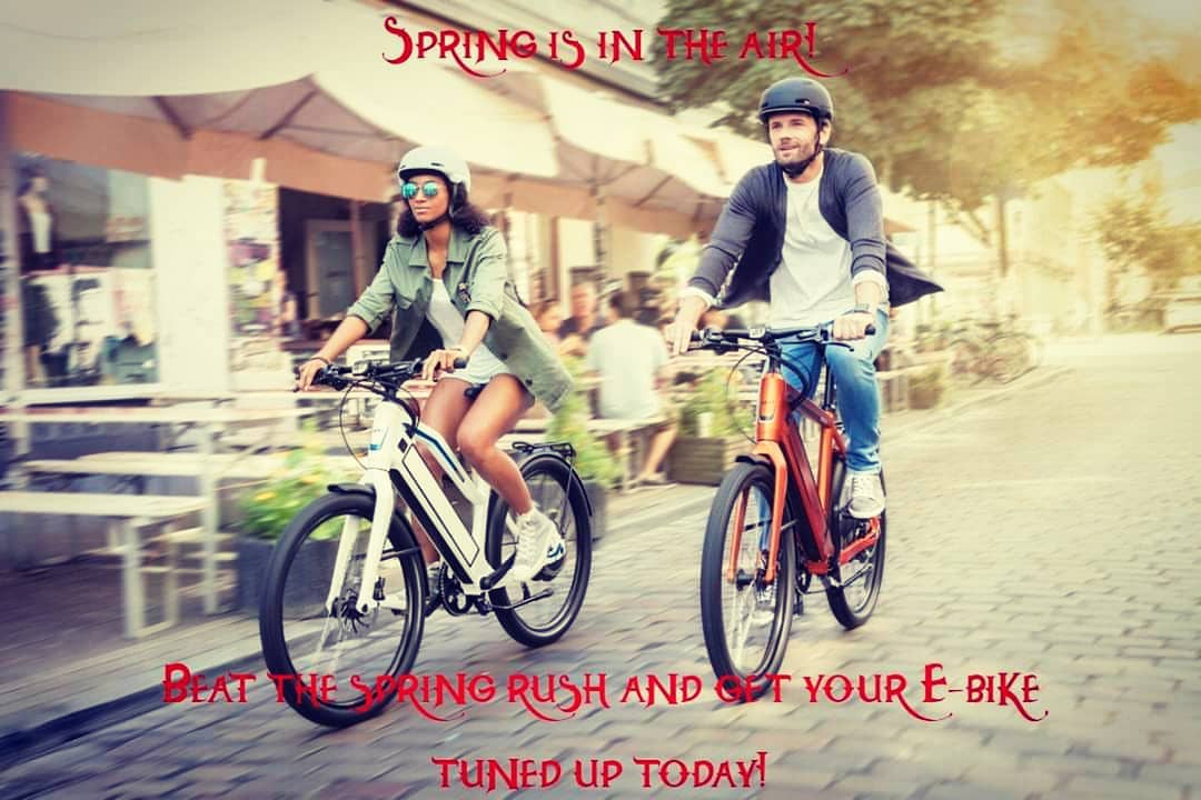 Hello everyone, just a friendly reminder that Spring is just around the corner and so is the warm riding weather! Get ahead of the spring rush and get your E-bike tuned up today!
#spring #summer #fun #ebike #bike #tuneup #2020 #springtuneup #healthy #exercise #PAS #electric #bicycle #regular #electrified #conversion #canada #ontario #waterloo #kitchener #cambridge #cycleelectric #outdoors #outside #inside #park #recreational #enjoy #ride #hydraulic
