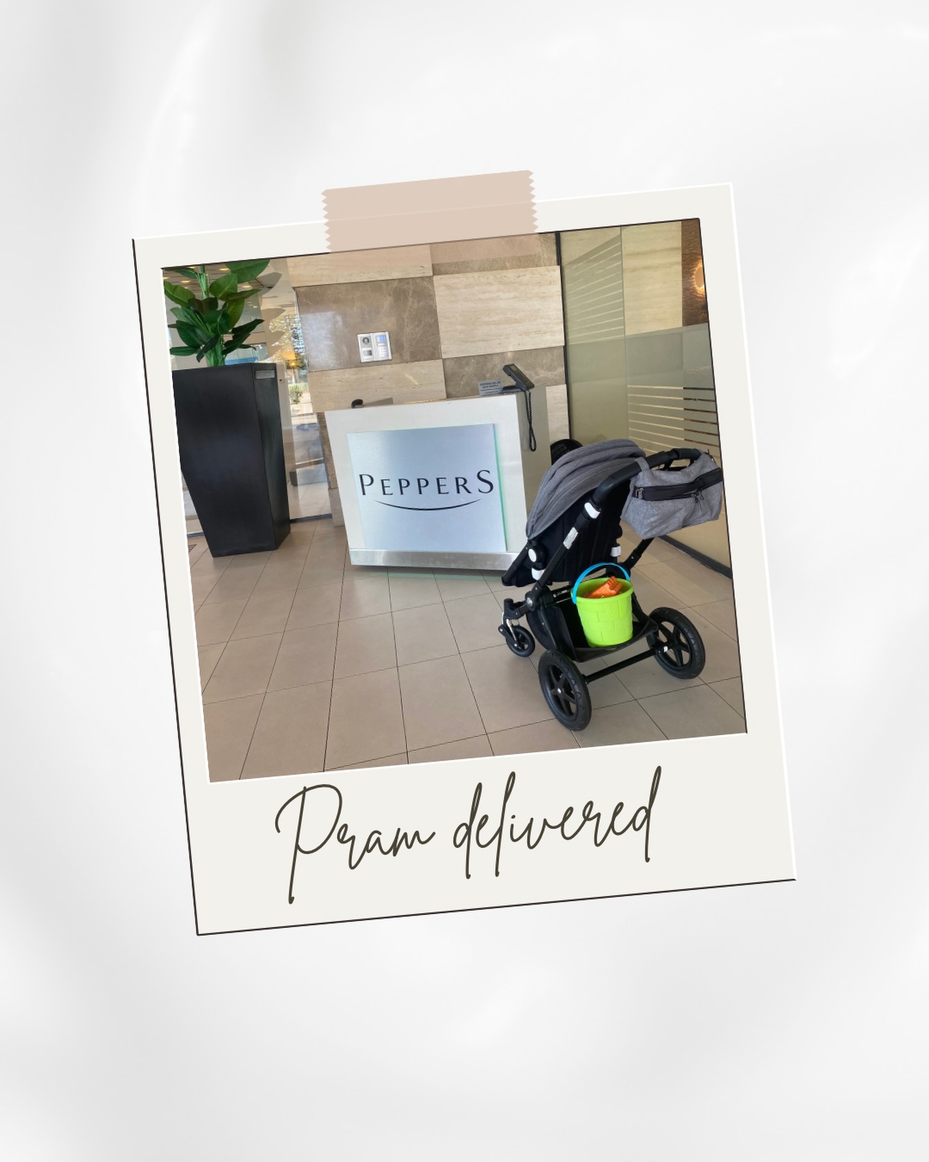 Pram delivery: done ✔️
Beach days: sorted ✔️
We dropped this pram off at Peppers Soul, waiting at concierge for a very excited arrival.
Fresh, clean, ready to roll — with a complimentary sandcastle kit for those first beach moments on the Coast ☀️🏖️
#GoldCoastBabyHire #GoldCoastWithKids #TravellingWithBaby