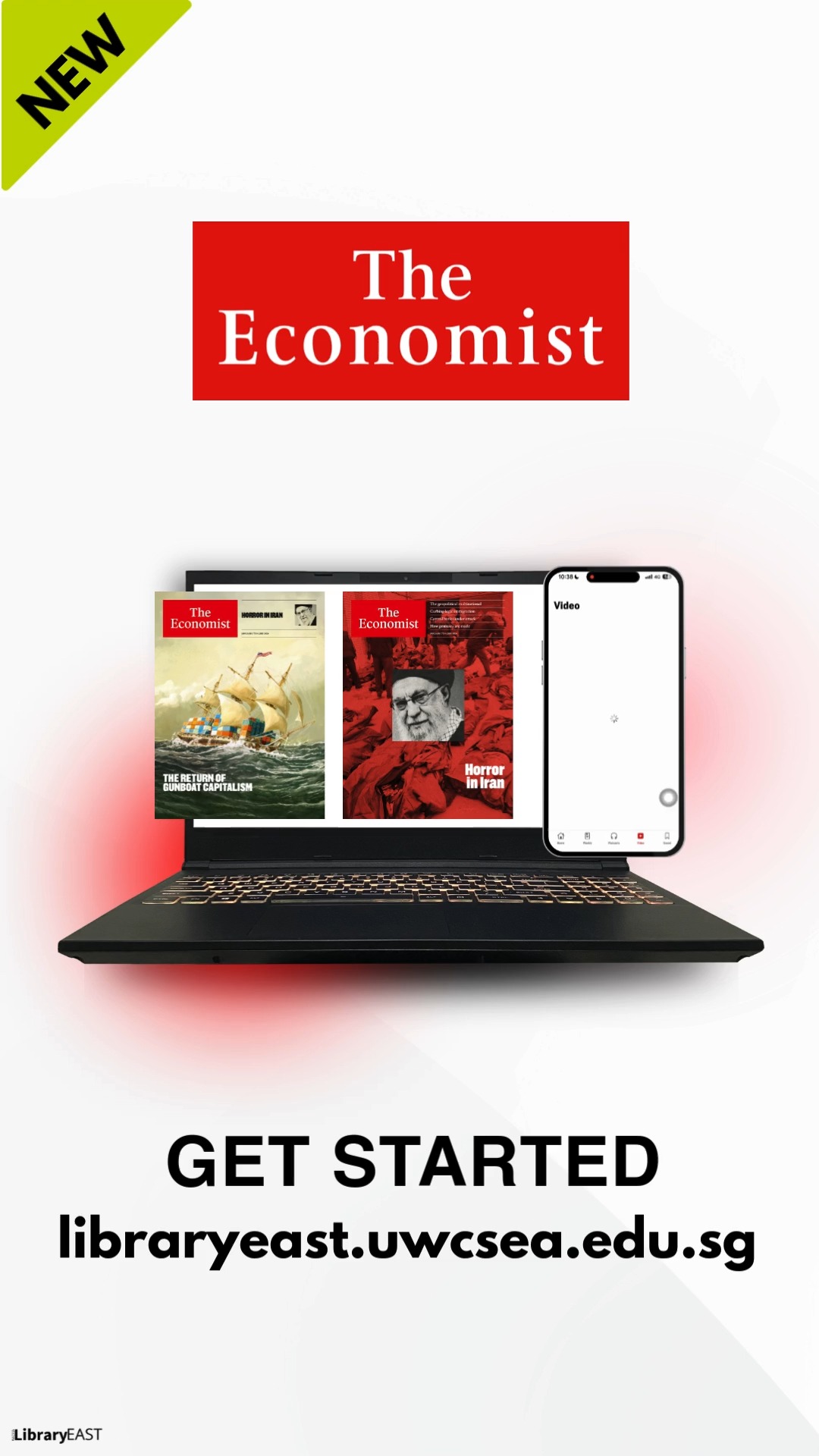 NEW to Library East - full subscription access for all students and staff of UWCSEA.
Visit https://www.libraryEAST.edu.sg (link in bio) to get started on your devices or just approach any friendly staff to get help accessing it 🎉
#theeconomist #uwcsealibraries #uwcseaeast #libraryeast #eastlibsec
