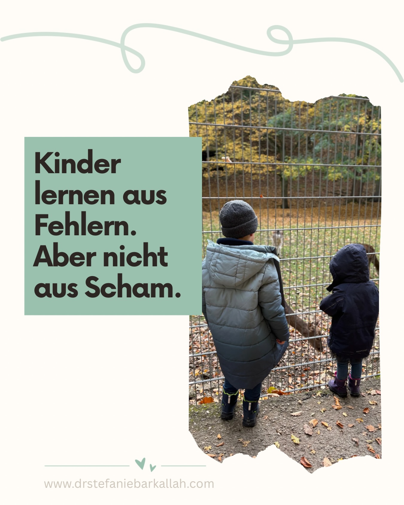 Fehler sind Lernmomente,
aber nur, wenn Kinder sich sicher fühlen.
Scham blockiert Lernen.
Sie aktiviert das Stresssystem
und schaltet Neugier ab.
Was Kinder stattdessen brauchen:
– Verständnis
– Beziehung
– die Botschaft:
„Du darfst Fehler machen und bleibst okay.“
Erst dann kann Lernen wirklich stattfinden.
Alles Liebe
Steffi
#fehlerkultur
#lernenohneangst
#emotionaleentwicklung
#elternimpulse
#resilienz