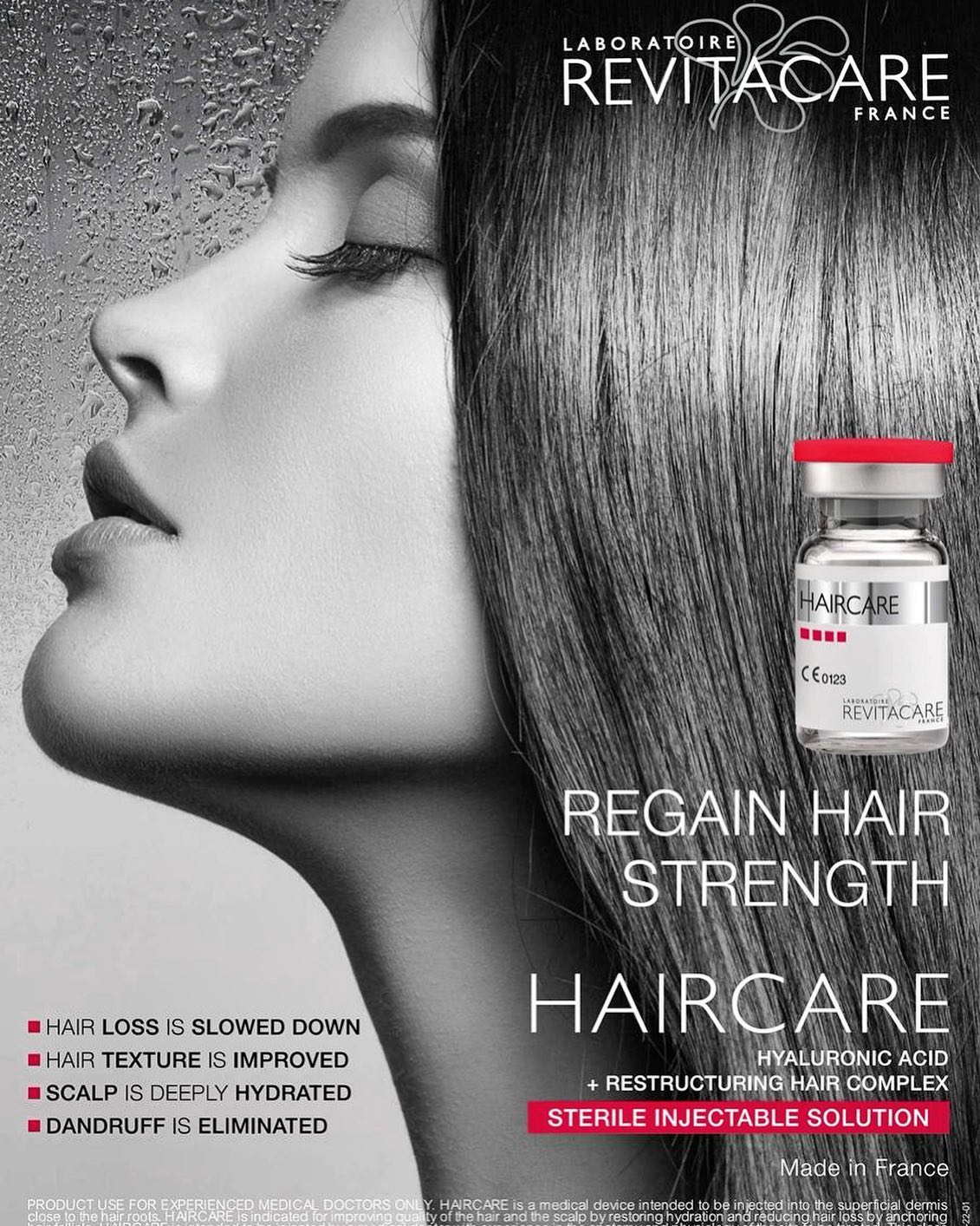 Ever heard of hair mesotherapy?
Hair mesotherapy helps with:
- hair loss
- scalp dehydration and presence of dandruff
- hair breakage
@laboratoirerevitacareofficial haircare is composed of Hyaluronic acid and a Restructuring Hair complex that when injected into the scalp improves quality of the hair and reduces hair loss.
Hair mesotherapy is available at the clinic. Book your appointment now via call, email or DM.