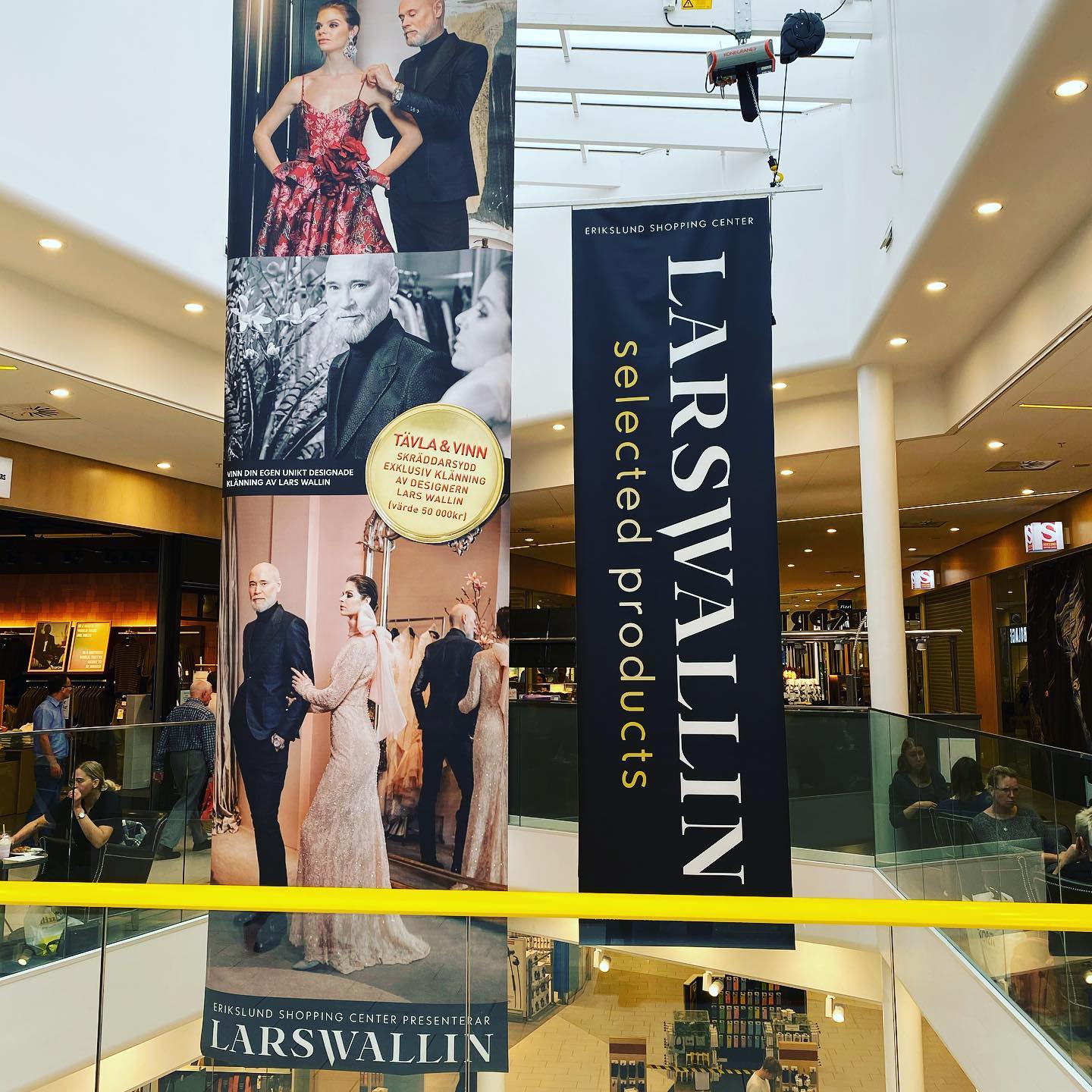 Vepor till Erikslund shoppingcenter