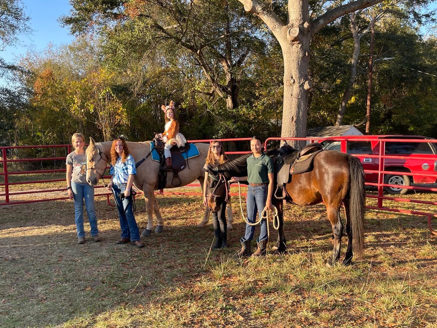Last Sat The PLEM Show Team did pony rides in Pacolet as a fundraiser for PLEM and a way to gain volunteer hours for school, BETA club etc. They helped put smiles on over 50 faces in many different costumes including the hulk, Spider-Man, witches and princesses, and even a fox. Everyone had a great time even Kai and Mister, 2 of our favorite show ponies. Thank you to the many volunteers that helped put this together we couldn’t have done it without you!