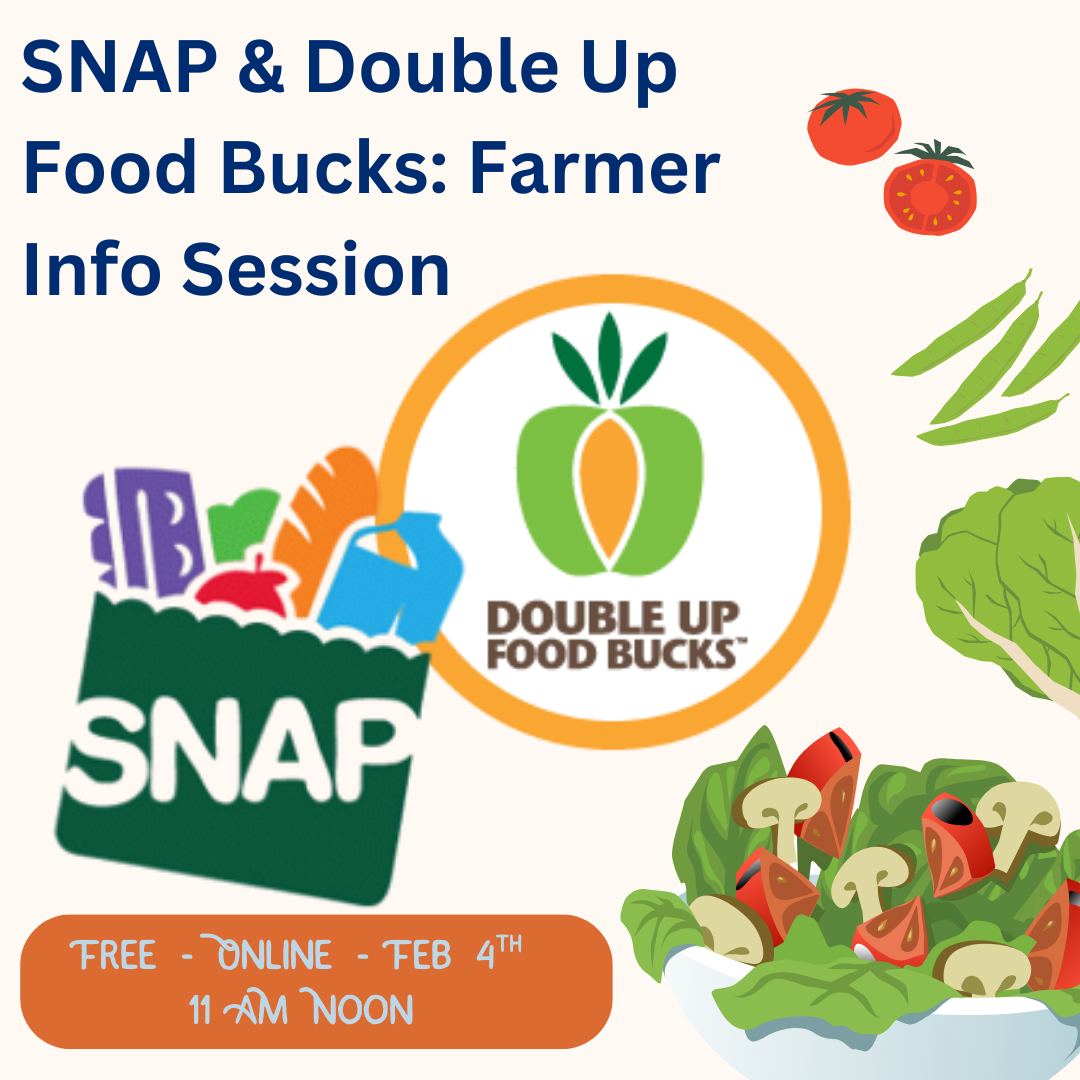 🌱 Hey farmers!
Interested in accepting SNAP and Double Up Food Bucks (DUFB) through your farm or CSA? Join us for a free, one-hour online info session to learn how the program works and what participation involves for farmers.
📅 Wednesday, Feb 4
⏰ 11:00–12:00 PT
💻 Online
💰 Free
RSVP encouraged. Link in bio.
#PNWCSA #DoubleUpFoodBucks #SNAP #CSAFarmers #LocalFood