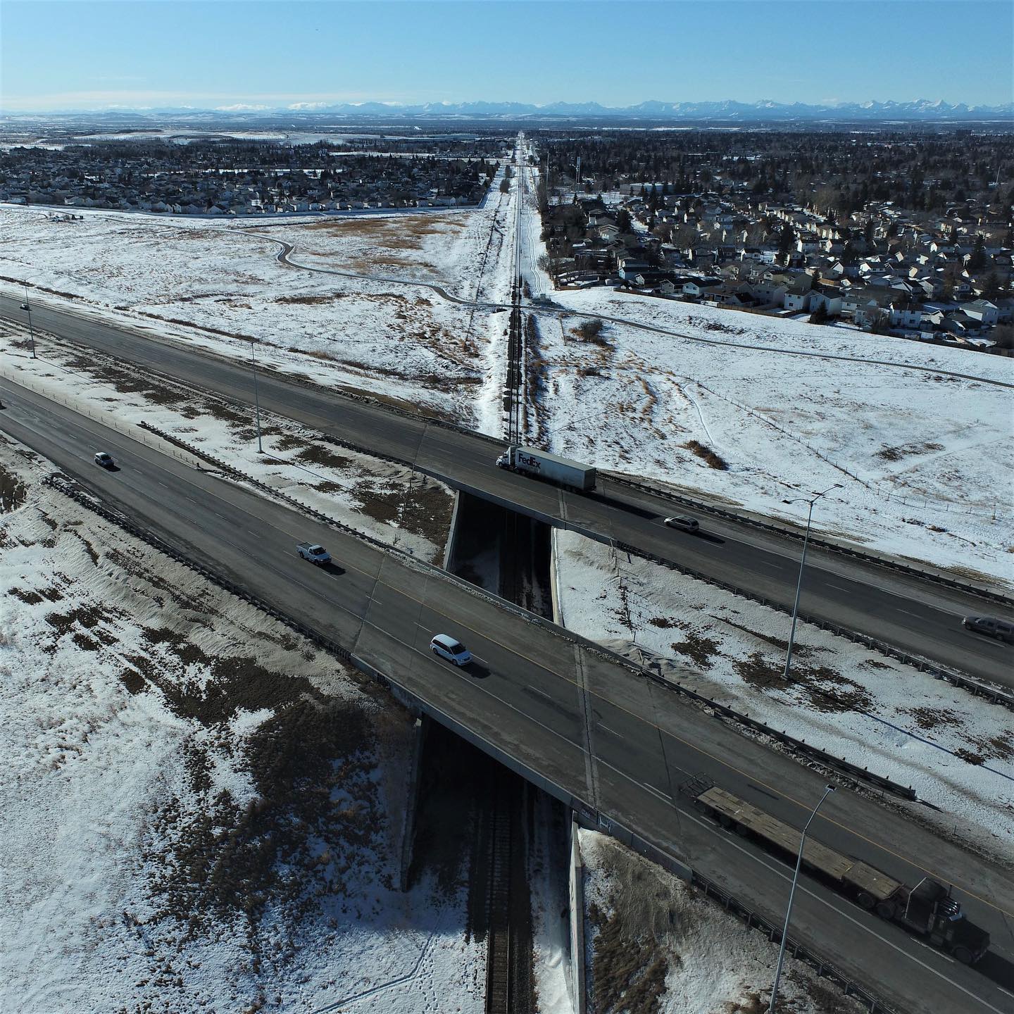 With good weather comes some nice flying time. #RPAS #Dronesurvey #Calgary #BenchmarkGeomatics
