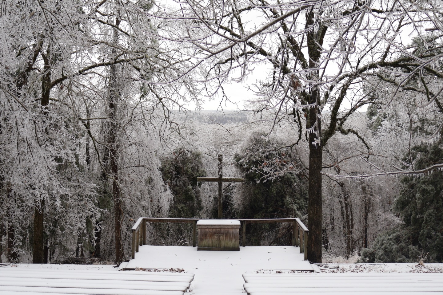 Update on CLS:
Monday 1/26
Most everyone knows Oxford and the surrounding areas were hit with a crippling ice storm Saturday and Sunday. This has impacted us as well.
While we haven’t been able to assess all the damage due to limbs and trees still falling, so far all our observed buildings still seem in tact. Our staff and their families are a little chilly, but ok.
We don’t know when we will get power back. But after today, temps will be able to melt some of this off, and we’ll progress slowly, exploring what needs to be done and, at this point, we don’t anticipate being down for too long.
If you’re praying for us, please say a prayer for limited damage and that we restore power soon. Thanks to everyone for checking in with us. We will try to update you daily on what’s going on.