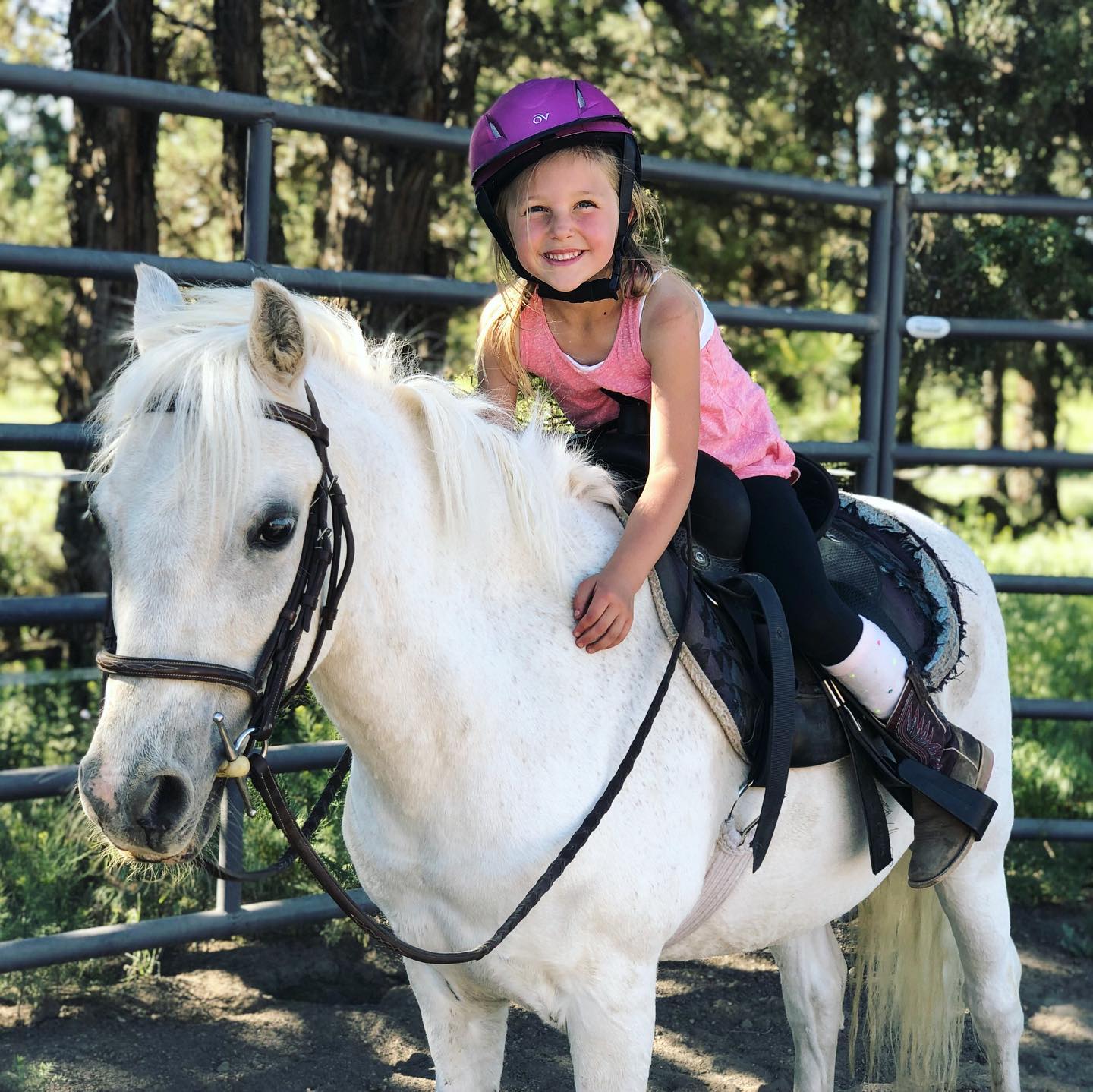 5-year-old Charlotte and 25-year-old Munchkin.