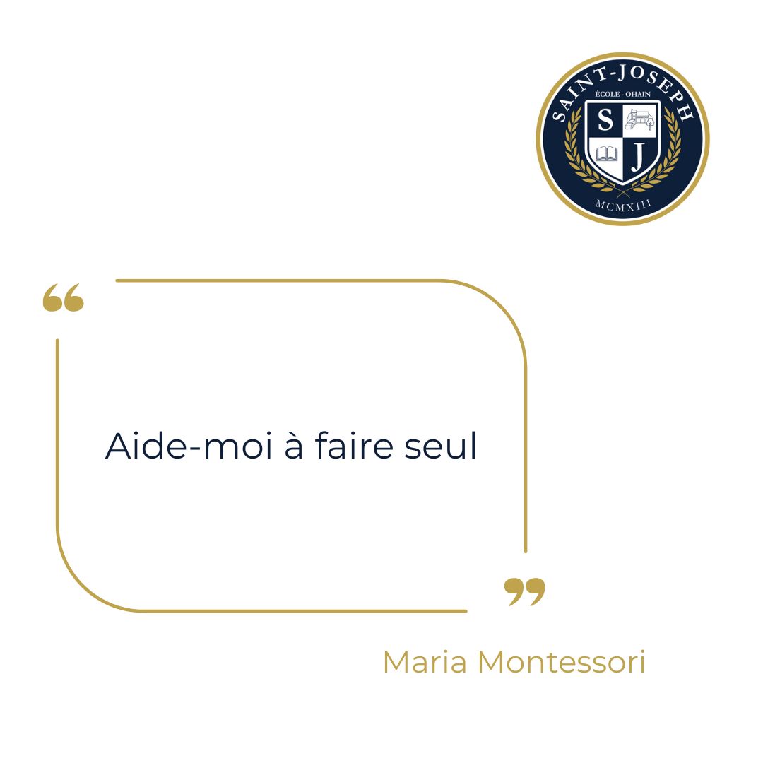 Quelques mots seulement… et pourtant, tout est là.
À l’école, aider ne signifie pas faire à la place. Cela veut dire accompagner, encourager, faire confiance. Laisser le temps d’essayer, de se tromper parfois, et de recommencer jusqu’à y arriver.
À Saint-Joseph , nous croyons profondément en cette posture : être présents sans envahir, guider sans imposer, et permettre à chaque enfant de grandir à son rythme 🌿.
Parce que derrière chaque “je peux le faire”, il y a un adulte qui a su dire : “Je suis là… mais c’est toi qui avances.”
#montessori #mariamontessori #ecoleprimaire #ecolematernelle #viescolaire #ecolesaintjosephohain #ecolesaintjoseph #ecolestjosephohain #ecolestjoseph #ecoleohain #ecolelasne #ecolesdubrabantwallon #vivrealasne #communedelasne #ohain #lasne
