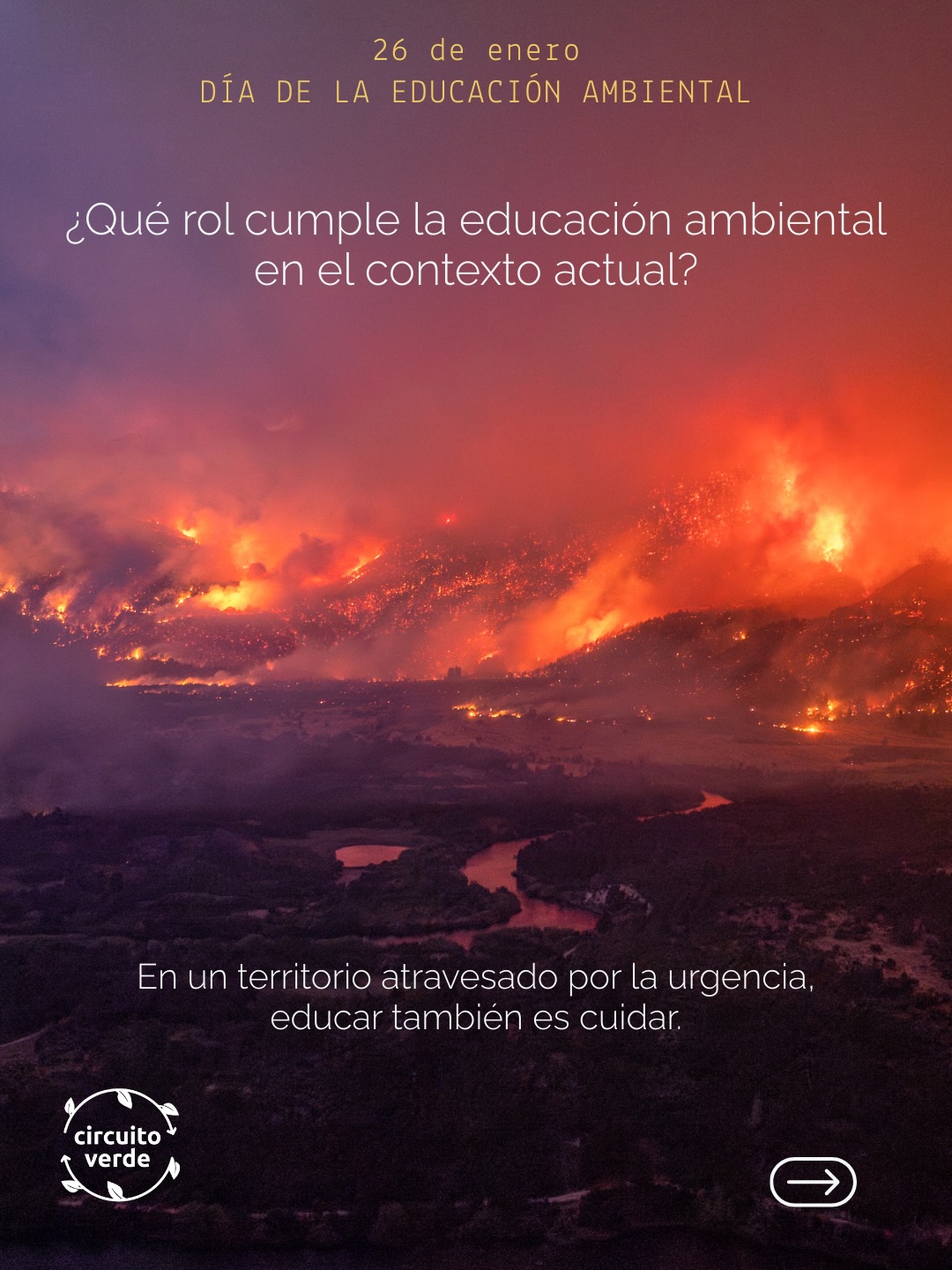 La educación ambiental es el pilar fundamental para que construyamos la red que nos sostiene en las emergencias. Es el pilar para que luego hablemos todo el año de incendios y como queremos construir un territorio seguro para habitar. Sin educación ambiental no entendemos nuestro rol, tanto en lo individual como en lo colectivo. Desde la educación ambiental seguiremos construyendo luego la restauración ecológica, desde la semilla hasta el plantin que vuelve al bosque, charlando sobre invasiones biológicas de pinos y su control.
Los incendios continúan y seguimos en emergencia ígnea. Sigamos sosteniendo la red y sigamos educándonos con respecto al fuego.
❤️🩹 Sigue activa nuestra campaña para recibir donaciones monetarias para efectuar compras que lleguen lo antes posible al territorio y a los damnificados y combatientes. Al alias: CircuitoVerdeBari o directo desde el botón “donar” en la app de mercado pago encuentran nuestro logo y campaña.
📷 fotos de @naturalflash