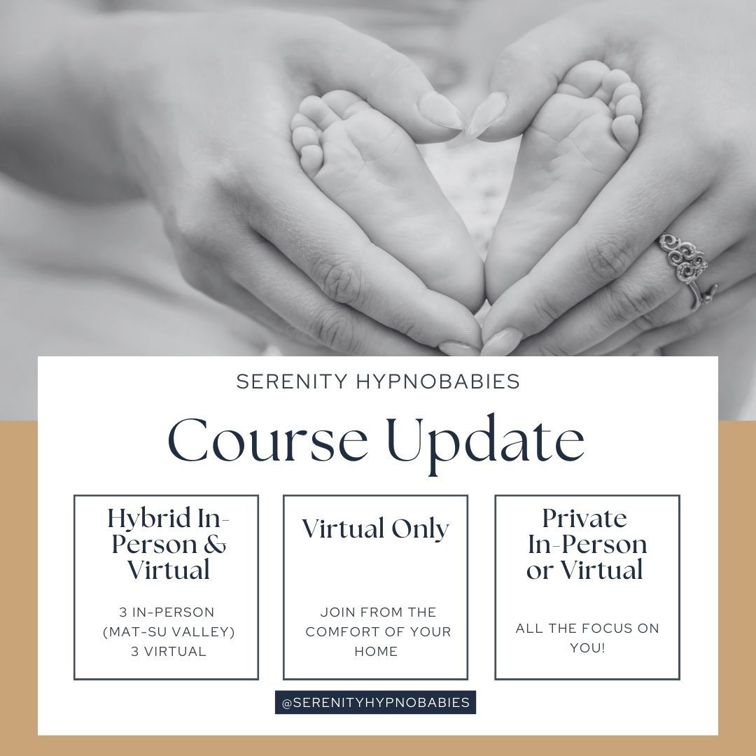 Expecting Spring of 2024? The next Hypnobabies course is for you! If you are not in the Mat-Su Valley, or just don't want to drive on those winter roads, that's okay! I teach a virtual course. All material covered for the in-person class, is the same!
Questions? DM me!
#hypnobabies #hypnobabiesclass #hynobirthing #hypnobirthingclass #prepareforbirth #naturalbirth #birthclass #alaskahypnobirthing #alaskamom #calmbirth #comfortablebirth #easypregnancy #alaskamidwives