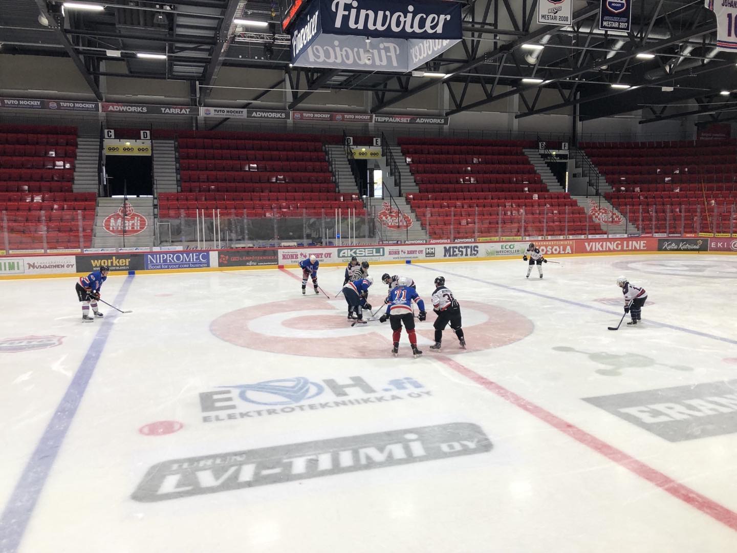 Afternoon game in Turku, Finland
