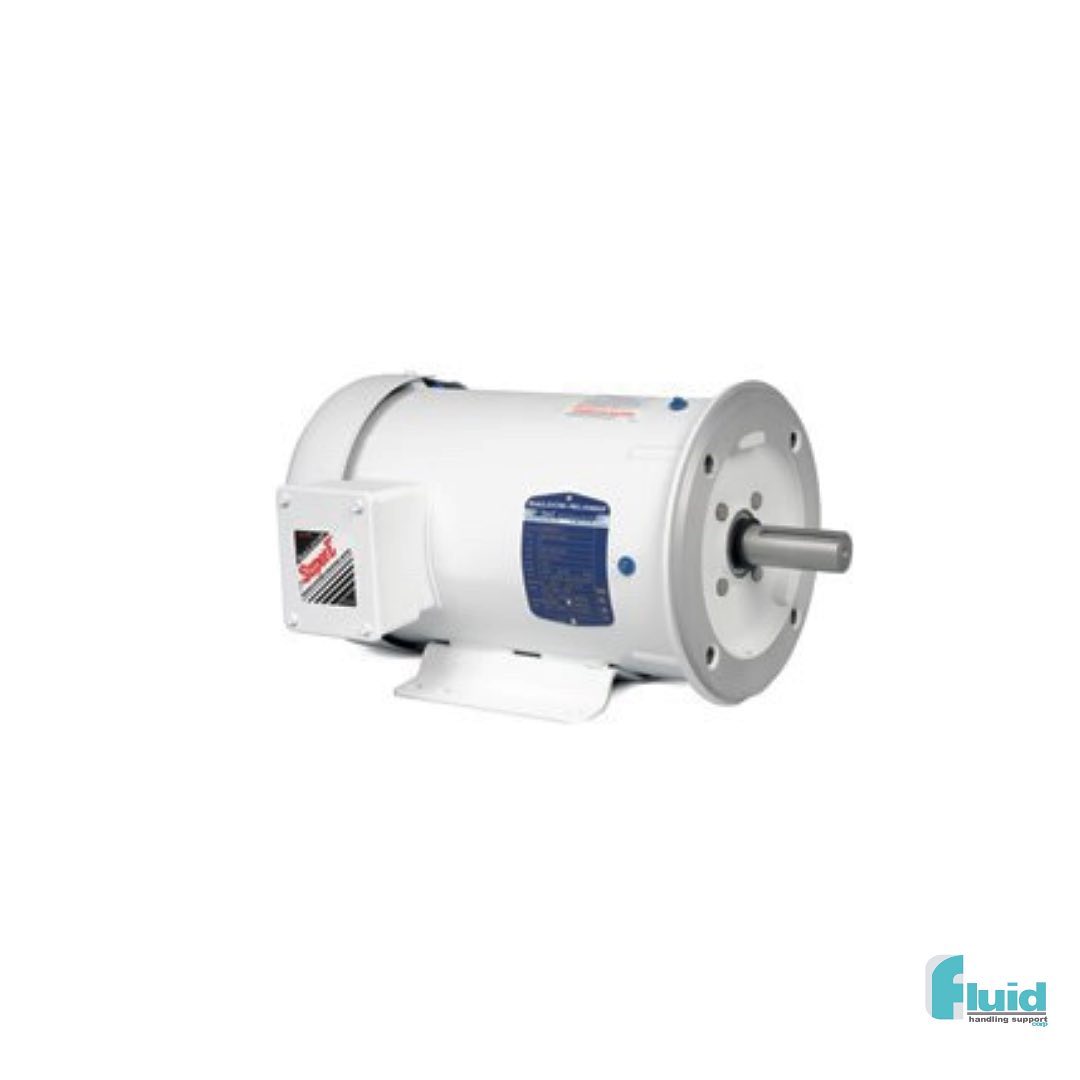 White washdown Motor #ABB #motors #electricmotors #fluidhandlingsupport #specialists #miami #fl #caribbeanislands