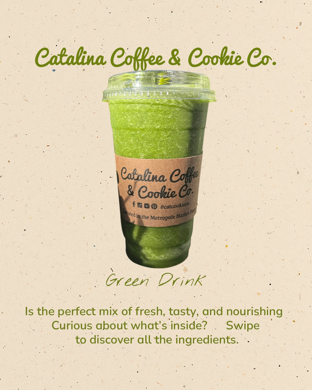 Time for a green break💚
Your body will thank you❇️