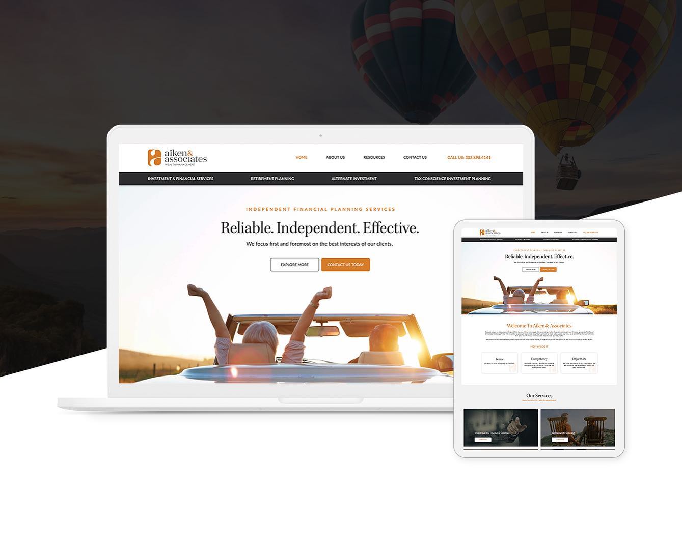 New website launch for Aiken & Associates Wealth Management! #websitedesign #website #design #webdesign #financialadvisor #retirement #webdesigner