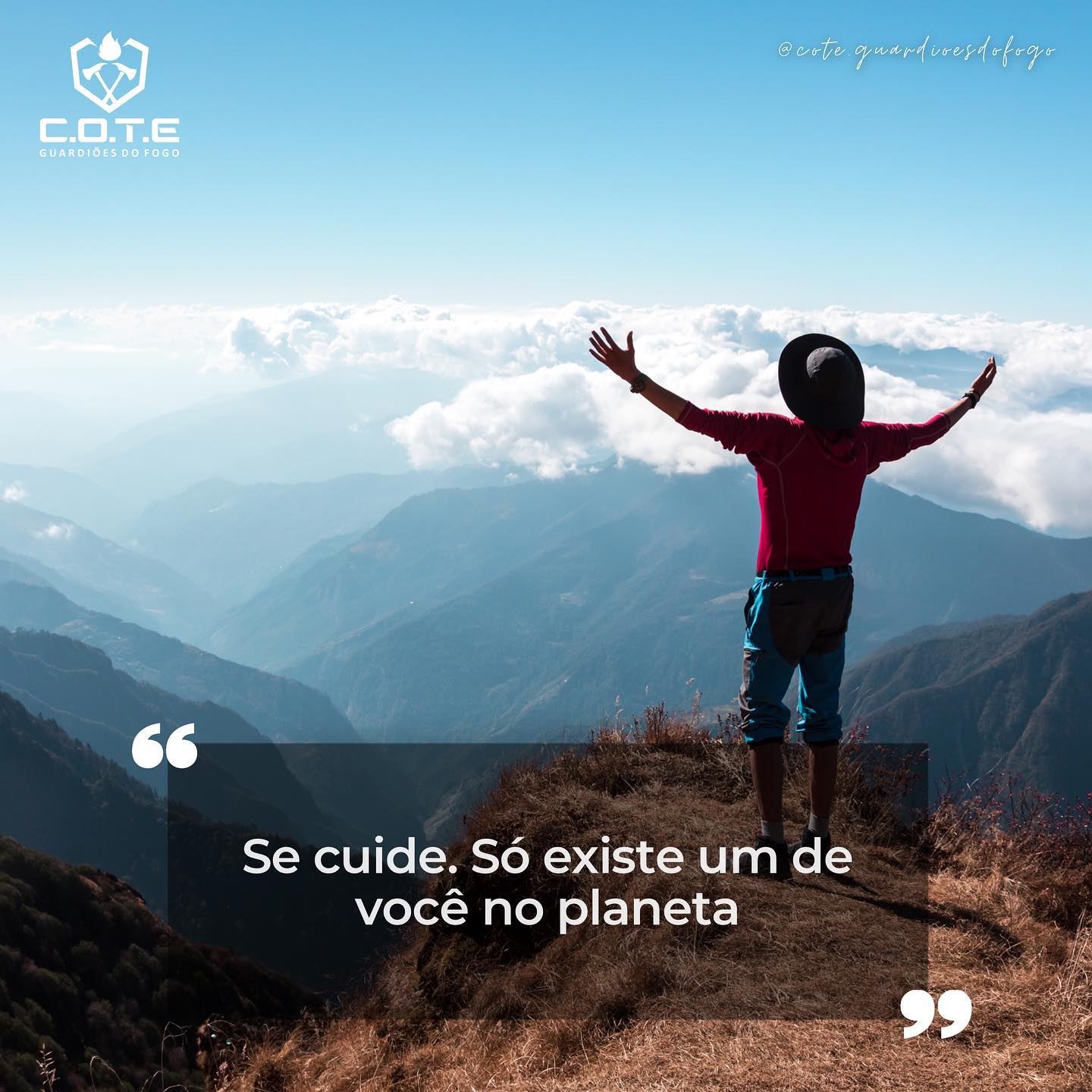 “Se cuide. Só existe um de você no planeta.” 🙏🏻
⠀
Saiba que você é insubstituível!
⠀
Acredite no seu potencial, você é muito mais capaz do que imagina! ❤️
⠀
C.O.T.E - Guardiões do Fogo,
“Lutando pela sua vida e seu futuro.”
⠀
#frasesmotivacionais #vida #ensinamentos