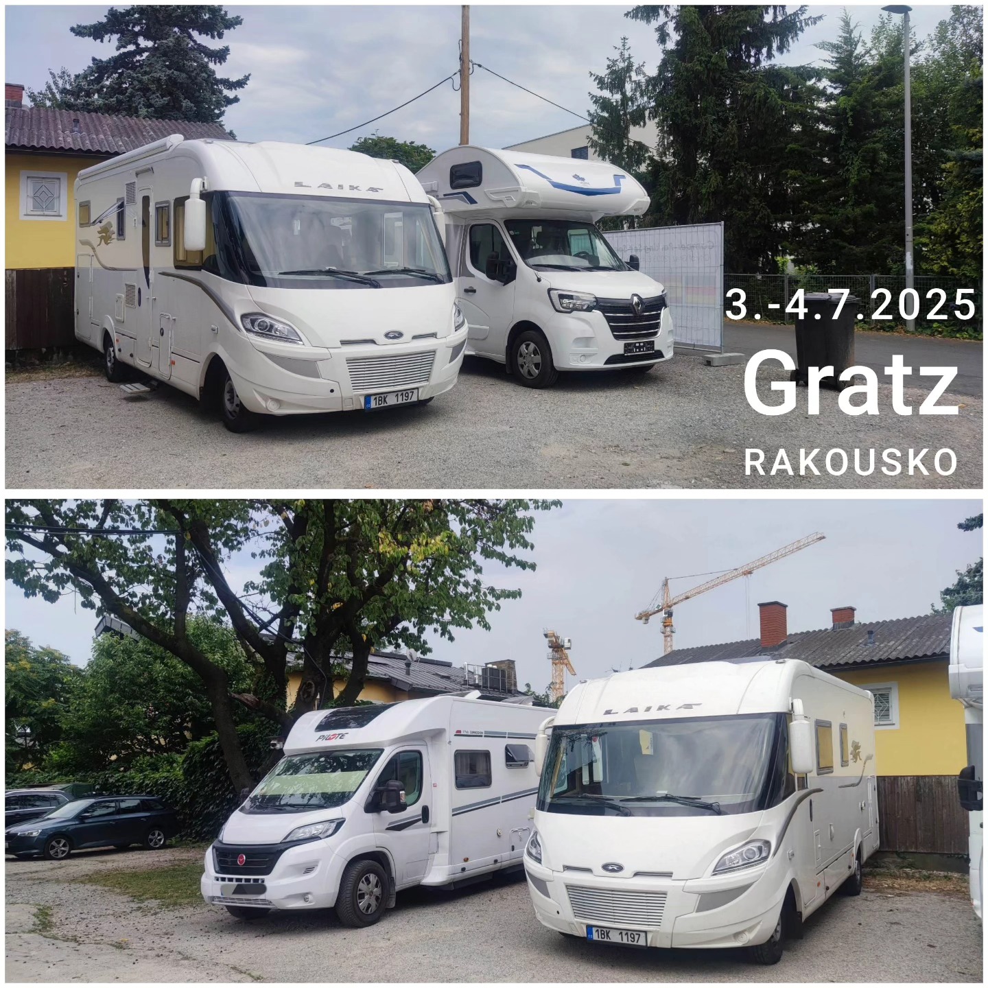 Cestou do Itálie jsme si dali jeden romantický večer v Gratzu. V @park4night jsme našli tenhle #stellplatz za 20€ my den. Místo nic moc, spíš dvě místa na staveništi vedle odstaveného bydlíku a k tomu k dispozici jen voda. Hlavně benefit však neškodné byl, že jen deset minut pěšky jezdí tramvaj 5/6 přímo do centra, a noc tady byla klidná.
📍47°02'32.8"N 15°26'07.3"E
#vimteamcz #visitgratz #gratz #visitaustria #park4night #parkovanivrakousku