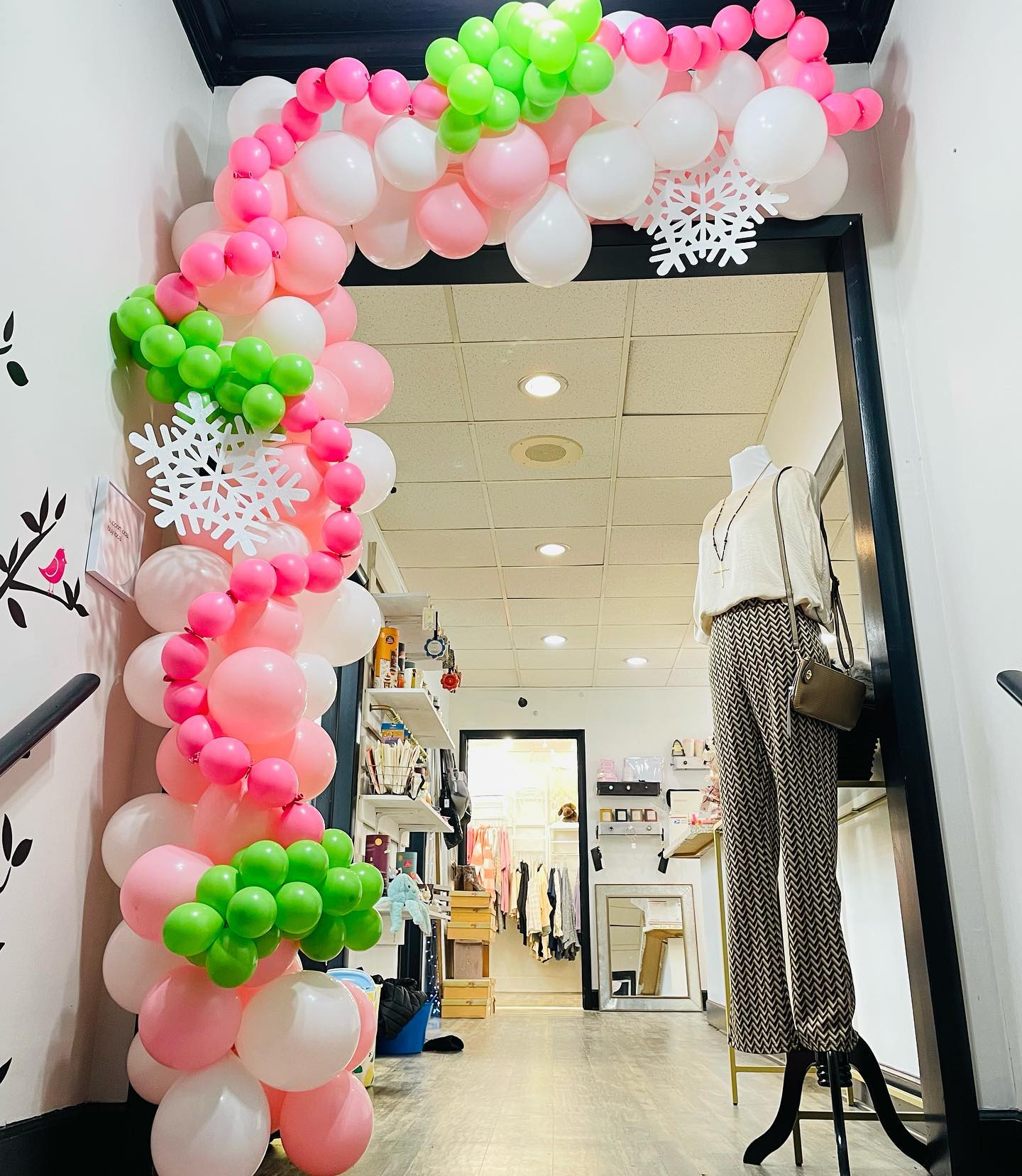 A more modern take on a winter/Christmas theme! It’s always fun to mix things up!