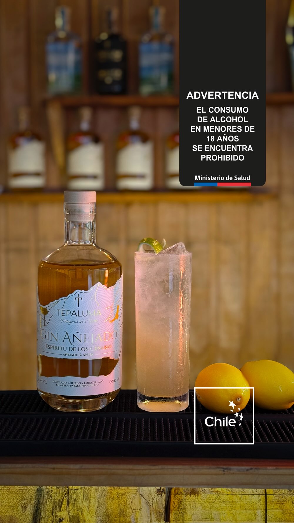 En días grises, hay espíritus que iluminan desde adentro ✨🥃
Nuestro Gin Añejado, delicado y ultra premium, se mezcla con limón fresco, miel patagónica y vermut seco italiano, creando un cóctel elegante, profundo y reconfortante. Un sorbo y el alma se abriga.
Receta 🍋
• 1,5 oz Tepaluma Gin Añejado
• 30 ml jugo de limón
• 20 ml jarabe de miel patagónica
• 15 ml vermut seco italiano
• 100 ml agua con gas premium
• Decoración: piel de limón
Servir bien frío, beber despacio y dejar que el espíritu haga su trabajo ✨
Real. Salvaje. Icónico. Tepaluma®
………………
🍸 Tours + bar en la destilería
⌚️ Abierto de lunes a domingo de 10:00 a 13:00 y de 16:00 a 20:00 horas (Bar)
📍 Carretera Austral, km 350
👉 Reserva tu tour en tepaluma.com/tour
📍 En la Región de Aysén distribuye Gran Calafate (+56 9 3233 0996) y nos encuentras en un sinnúmero de botillerías, supermercados y tiendas especializadas.
………………
⚠️ ᴀᴅᴠᴇʀᴛᴇɴᴄɪᴀ: ᴇʟ ᴄᴏɴsᴜᴍᴏ ɴᴏᴄɪᴠᴏ ᴅᴇ ᴀʟᴄᴏʜᴏʟ ᴅᴀñᴀ ᴛᴜ sᴀʟᴜᴅ I ɴᴏ ʙᴇʙᴇʀ ᴀʟ ᴄᴏɴᴅᴜᴄɪʀ I ʀɪᴇsɢᴏ ᴘᴀʀᴀ ᴛᴜ ʙᴇʙé I ɴᴏ ʙᴇʙᴇʀ ᴍᴇɴᴏʀᴇs ᴅᴇ 𝟷𝟾 ᴀñᴏs I ᴍɪɴɪsᴛᴇʀɪᴏ ᴅᴇ sᴀʟᴜᴅ
ℹ️ᴠᴀʟᴏʀ ᴇɴᴇʀɢéᴛɪᴄᴏ ᴅᴇ ᴛᴇᴘᴀʟᴜᴍᴀ ɢɪɴ: 𝟸𝟺𝟶 ᴋᴄᴀʟ ᴘᴏʀ ᴄᴀᴅᴀ 𝟷𝟶𝟶 ᴍʟ I ᴛᴇᴘᴀʟᴜᴍᴀ ᴍᴀǫᴜɪ ɢɪɴ: 𝟸𝟷𝟽 ᴋᴄᴀʟ ᴘᴏʀ ᴄᴀᴅᴀ 𝟷𝟶𝟶 ᴍʟ I ᴛᴇᴘᴀʟᴜᴍᴀ ɢɪɴ ᴀñᴇᴊᴀᴅᴏ: 𝟸𝟺𝟻 ᴋᴄᴀʟ ᴘᴏʀ ᴄᴀᴅᴀ 𝟷𝟶𝟶 ᴍʟ
#TepalumaGin #Patagonia #PatagoniaChilenia #DestileríaTepaluma