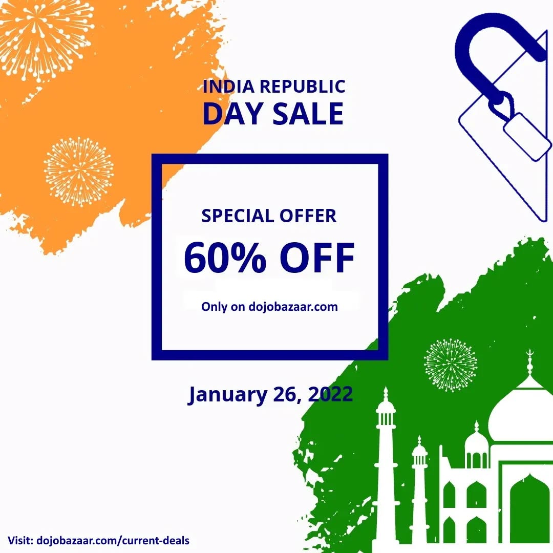 Celebrate this Republic Day on
India's online bazaar and
get flat 60% Off on on your favorite products.
Starting from 26th - 31st Jan 2022
Only on selected products so head to the following link...
Visit: dojobazaar.com/current-deals