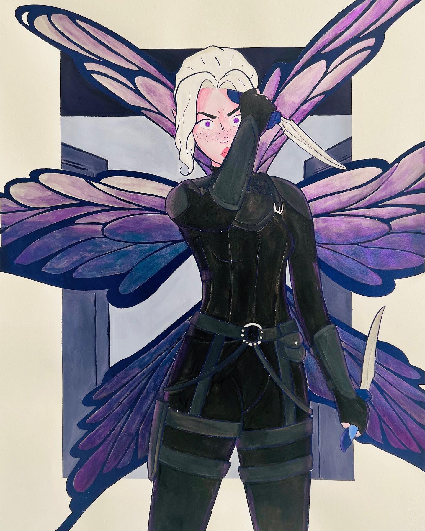 Feminine Rage
22”x30” Gouache and Watercolor painting
#gouache #gouachepainting #gouachepaint #gouacheart #watercolorpainting #watercolor #watercolorart #dnd #dndcharacter #dungeonsanddragons #dndcharacterart #fantasyart #fantasypainting