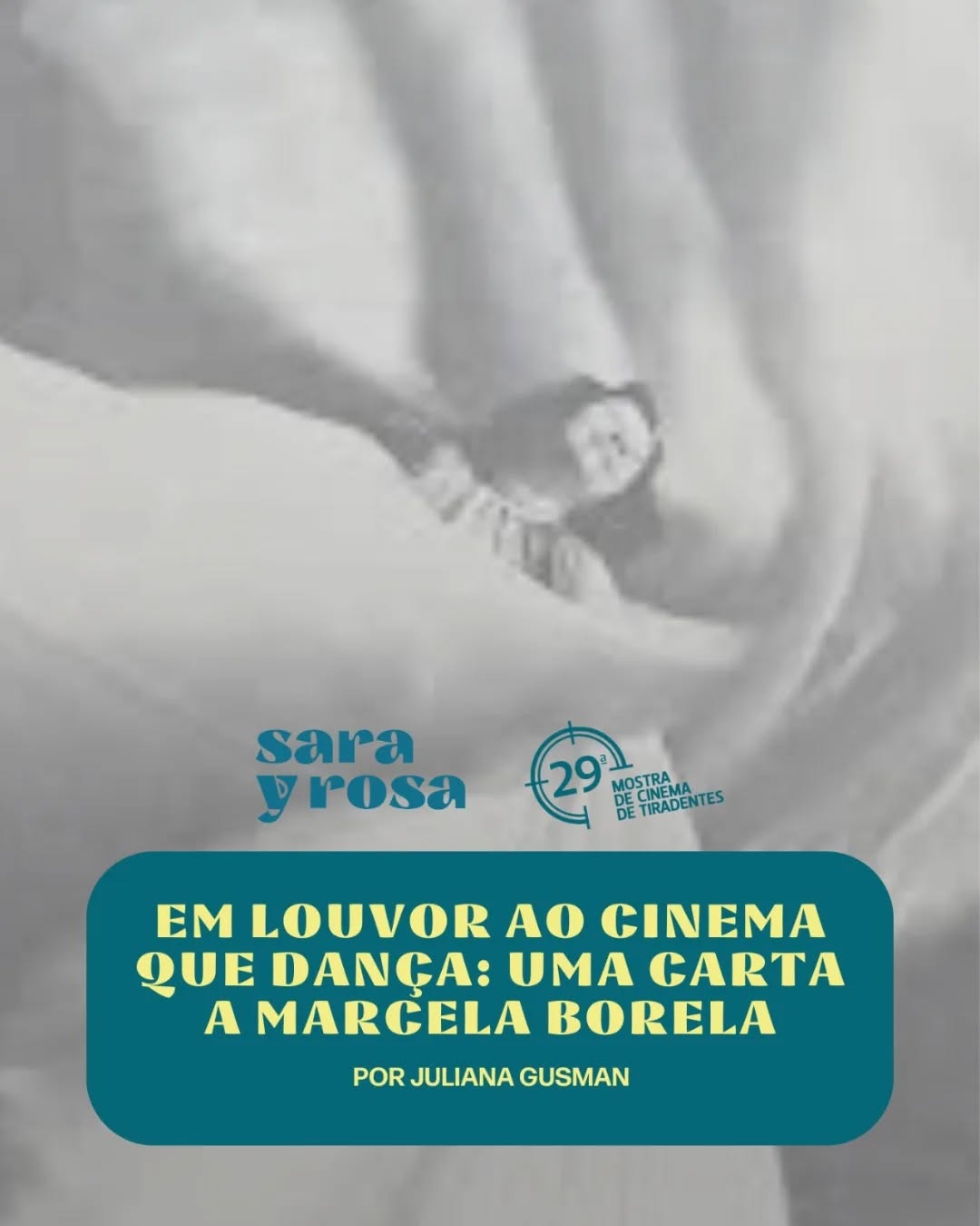 Na cobertura da plataforma Sara y Rosa da 29° Mostra de Cinema de Tiradentes, nossa coordenadora editorial @juliana.gusman escreve uma carta à Marcela Borela, diretora de "Atravessa minha Carne", que integra a programação da Mostra Autorias.
O filme transcende sua força háptica e perfura a pele da história: Borela, que acompanha os processos de uma criação coreográfica da companhia Quasar, nos lembra que a primeira pessoa a se reconhecer diretora era uma mulher que, assim como ela, escolheu filmar a dança.
"Uma confissão: na transa e no transe plástico das suas matérias de expressão, estranhei a suspensão onírica provocada pela observação documental direta, à maneira de Wiseman. Porém, entendo que, para além das suas ancestrais experimentais, aqui há uma outra afiliação que não se pode renegar, embora você, no melhor dos sentidos, seja uma filha bastarda. Wiseman consegue captar a qualidade apolínea dos integrantes olímpicos da companhia da Ópera de Paris, enquanto você se rende ao ziriguidum dionisíaco que cozinhamos aqui nos trópicos, coisa de quem já viveu o tesão da coxia e o gozo pós-espetáculo."
Confira o texto completo em sarayrosa.com 🌹🔥
#mostradecinemadetiradentes
#mostratiradentes #eufaçoamostra
#universoprodução @universoproducao @atticomunicacao