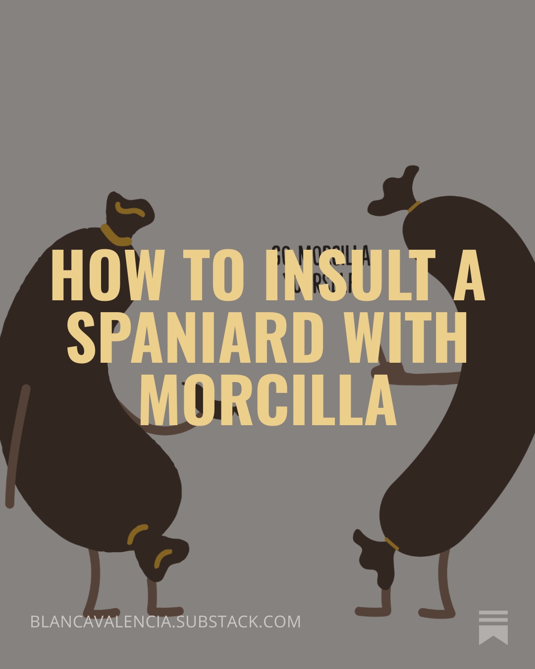 This week in my newsletter how to insult a Spaniard with Morcilla and all you need to know about this embutido.
Read at link in Bio or https://blancavalencia.substack.com/p/how-to-insult-a-spaniard-with-morcilla
Design @alexvalenciagbi
#spanishfood #spanishidioms #morcilla #porkproducts #spanishtapas