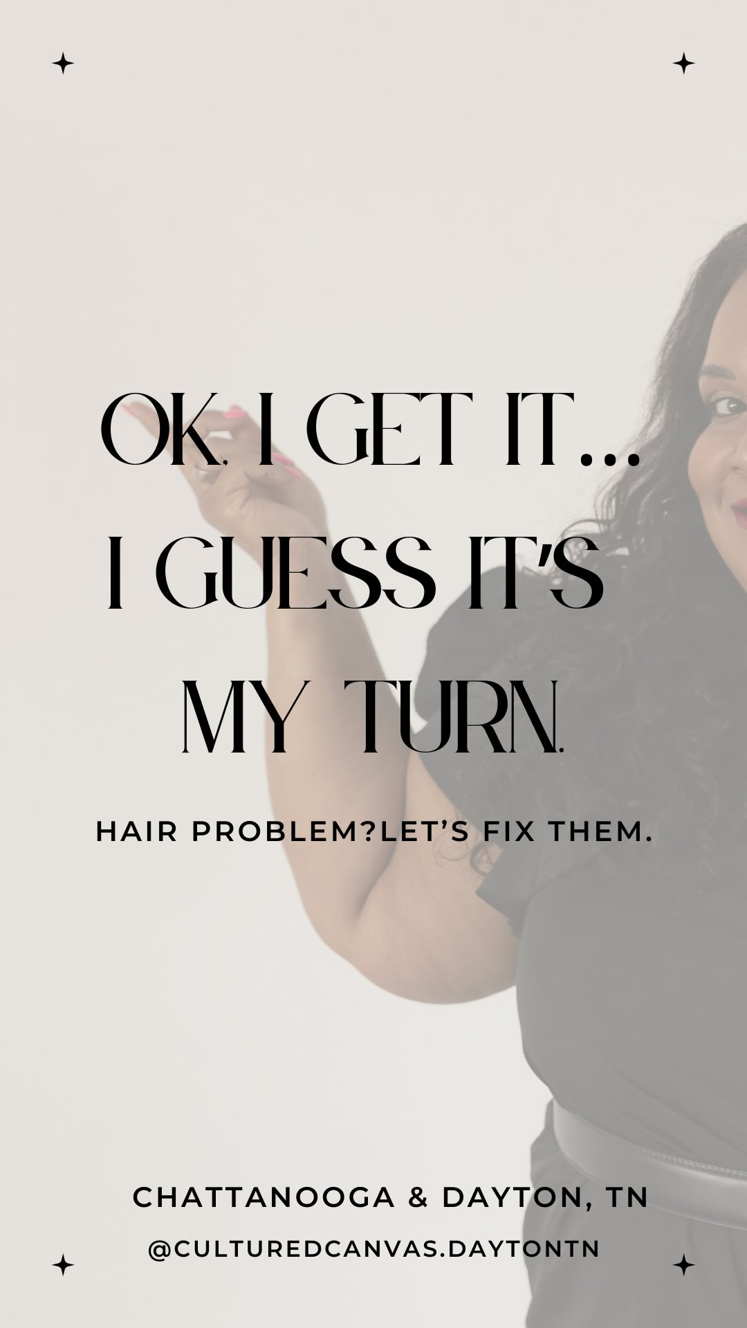 “Ok, I get it… let me think… I guess it’s my turn.” 😌
Because when your hair has real problems, you don’t need another quick fix — you need a plan.
Not every hair issue needs more products. Most need clarity.
✔️ Breakage
✔️ Thinning
✔️ Dryness
✔️ Color damage
✔️ Scalp irritation
Healthy hair. Intentional color. Scalp-first care.
This is what happens when you stop experimenting and start working with someone who actually listens to your hair.
If your hair feels confused, stressed, or stuck — start with a consultation.
📍 Chattanooga & Dayton, TN
🔗 Book your consultation — link in bio
#ChattanoogaHair
#ChattanoogaStylist
#DaytonTNHair
#TennesseeStylist
#ChattBeauty
DaytonTNBeauty